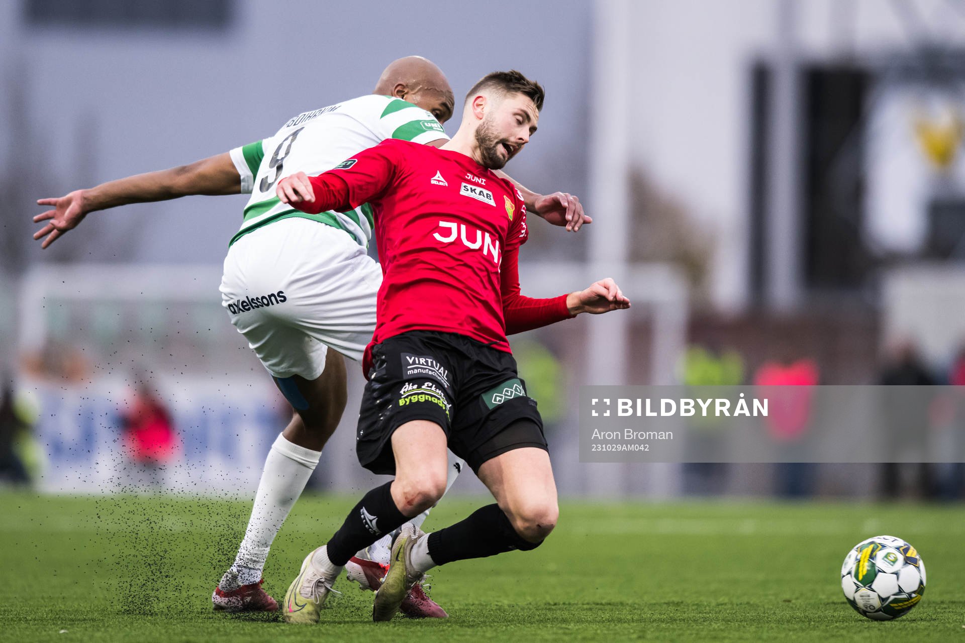 Västerås SKs Jabir Abdihakim Ali och GAISs Axel Norén