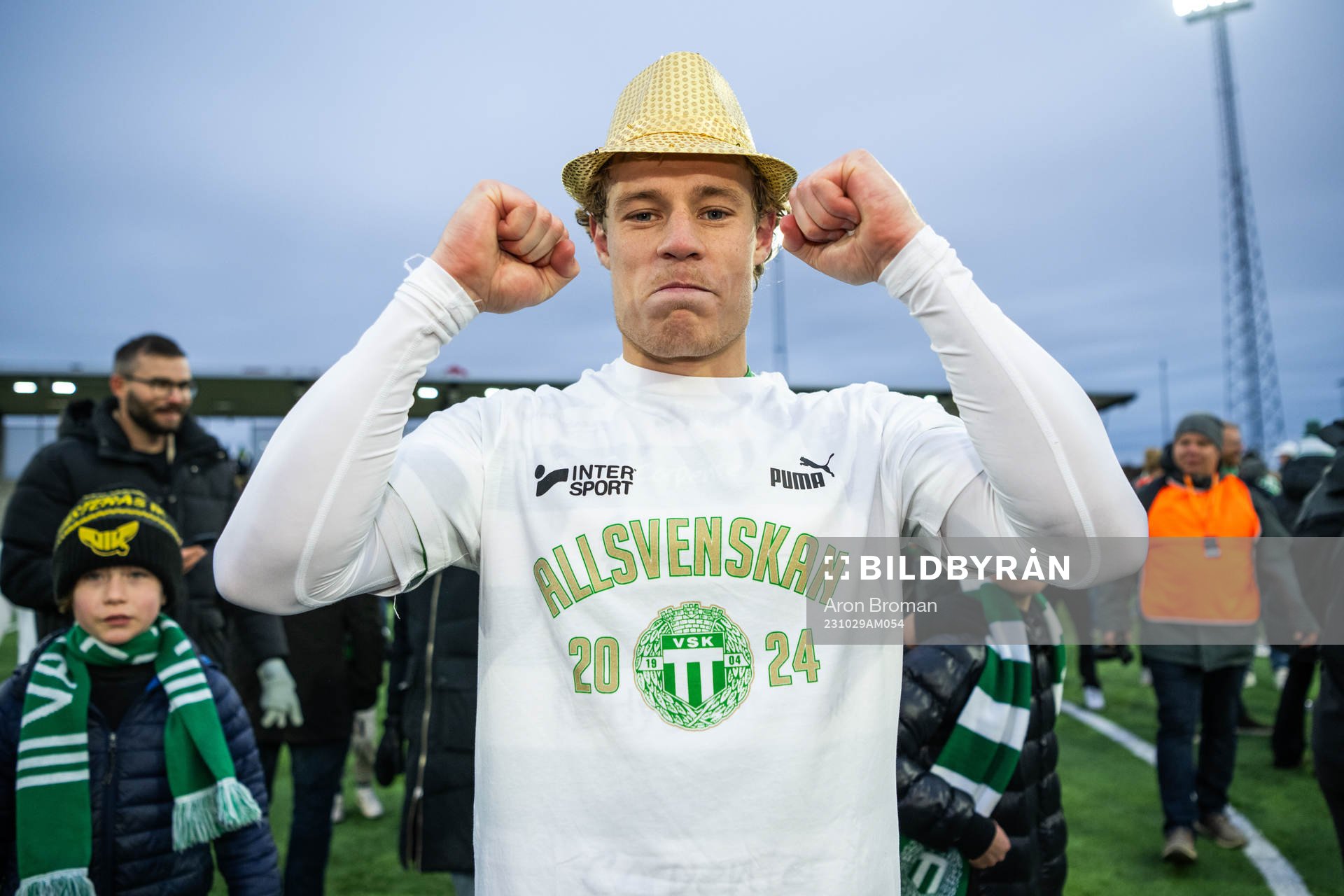 Västerås SKs Herman Magnusson jublar