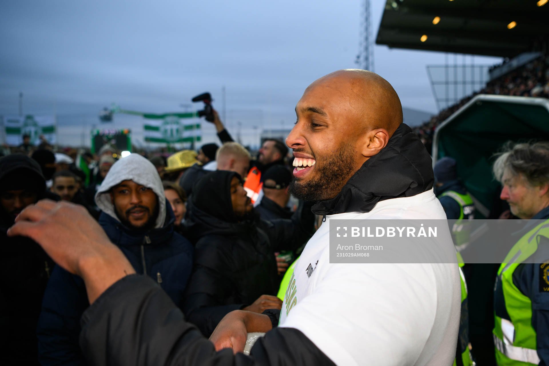 Västerås SKs Jabir Abdihakim Ali jublar över
