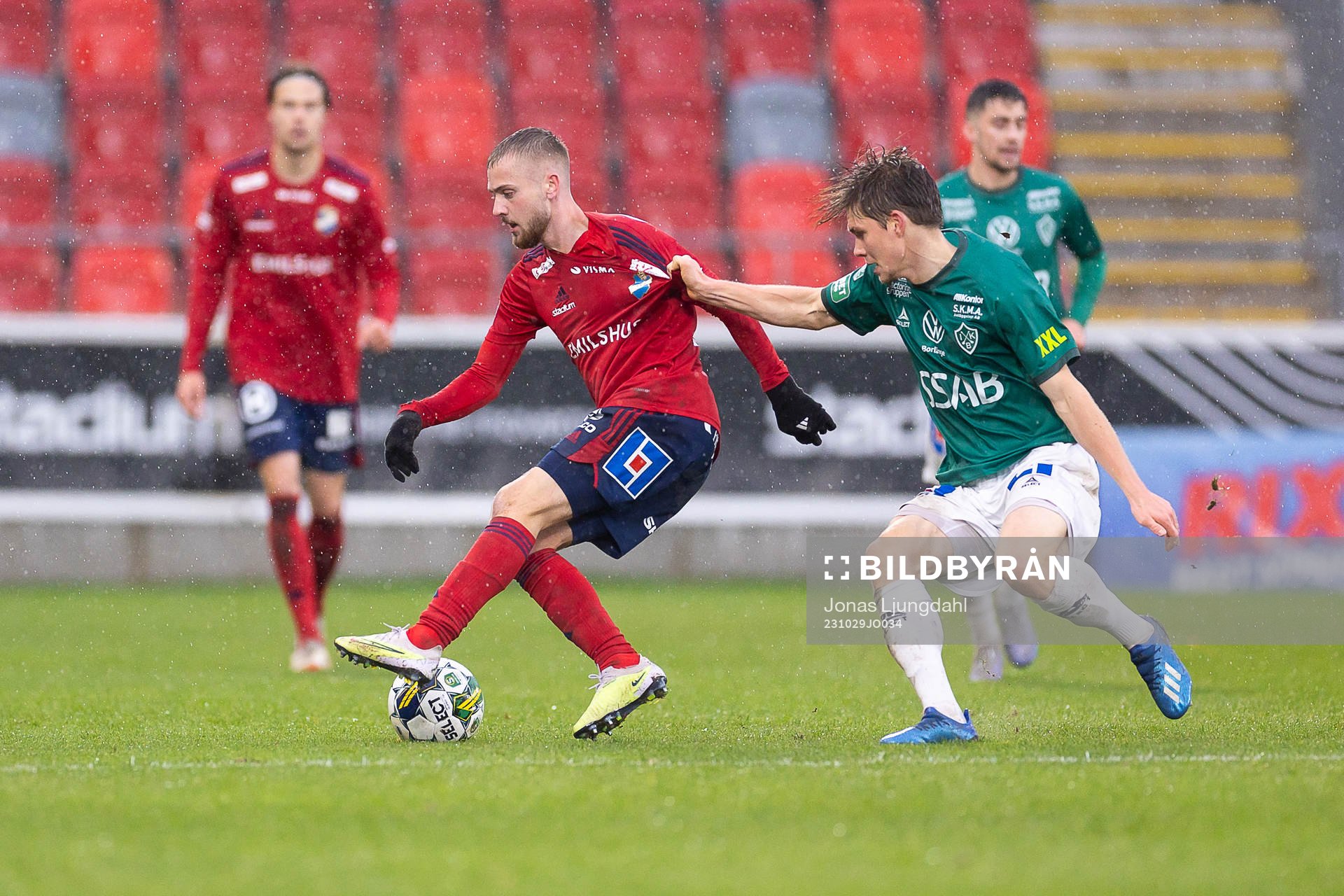 Östers Chriss-Albin Mörfelt och Brages Gustav Berggren