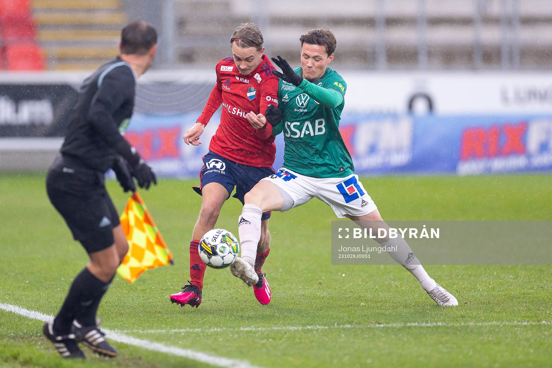 Östers Isak Magnusson och Brages Filip Sjöberg
