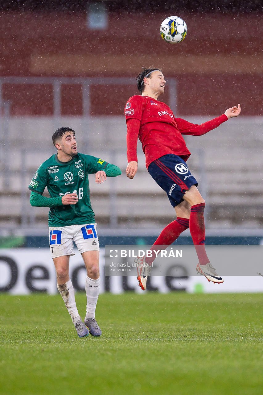 Brages Emil Tot Wikström och Östers Thorri Mar Thorisson