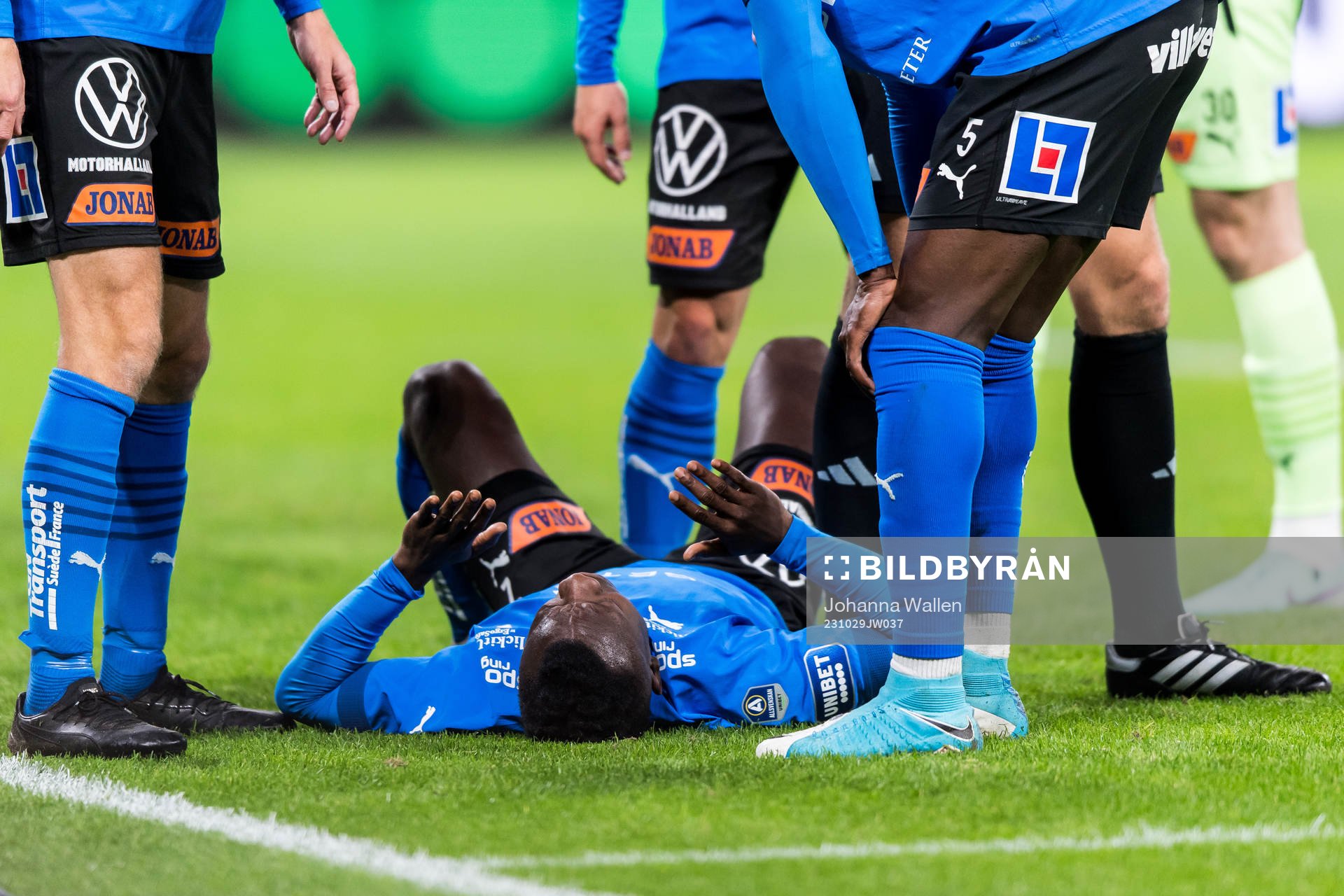 Halmstads Thomas Boakye har ont