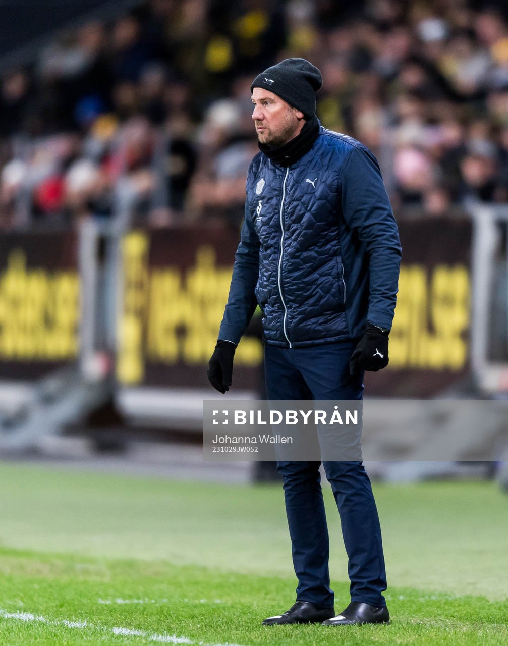 Halmstads tränare Magnus Haglund