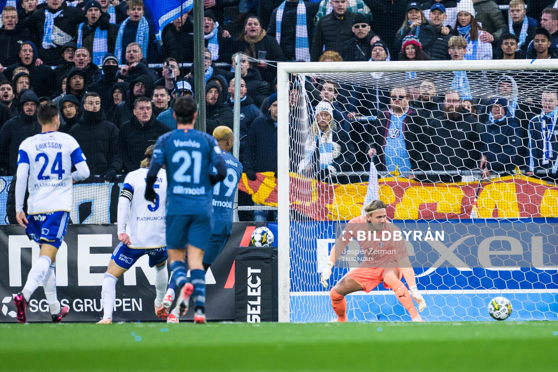 Malmö FFs målvakt Johan Dahlin