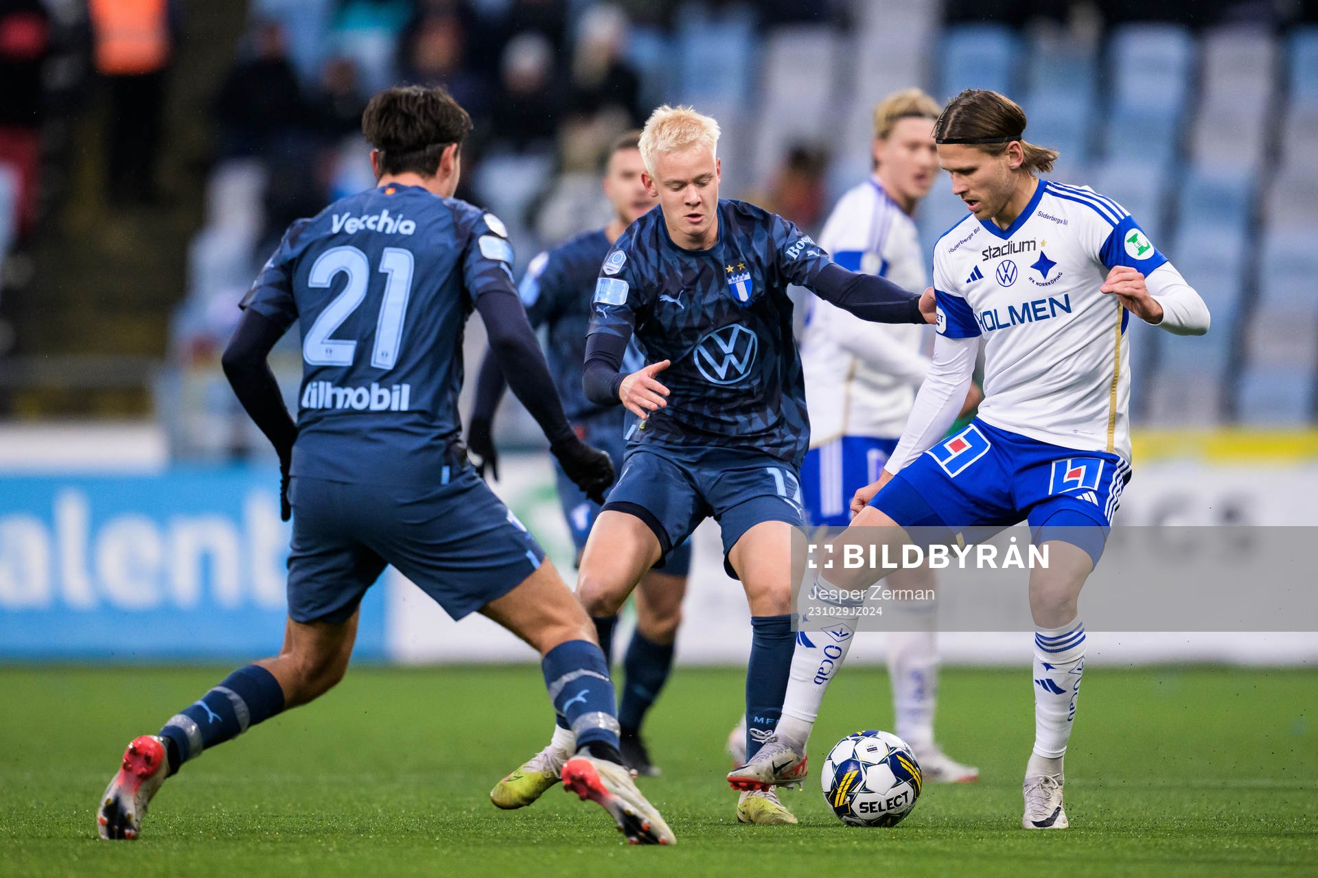 Malmö FFs Stefano Vecchia och Otto Rosengren och IFK