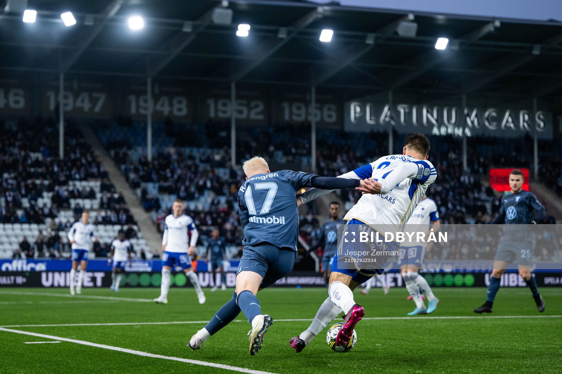 Malmö FFs Otto Rosengren och IFK Norrköpings Anton