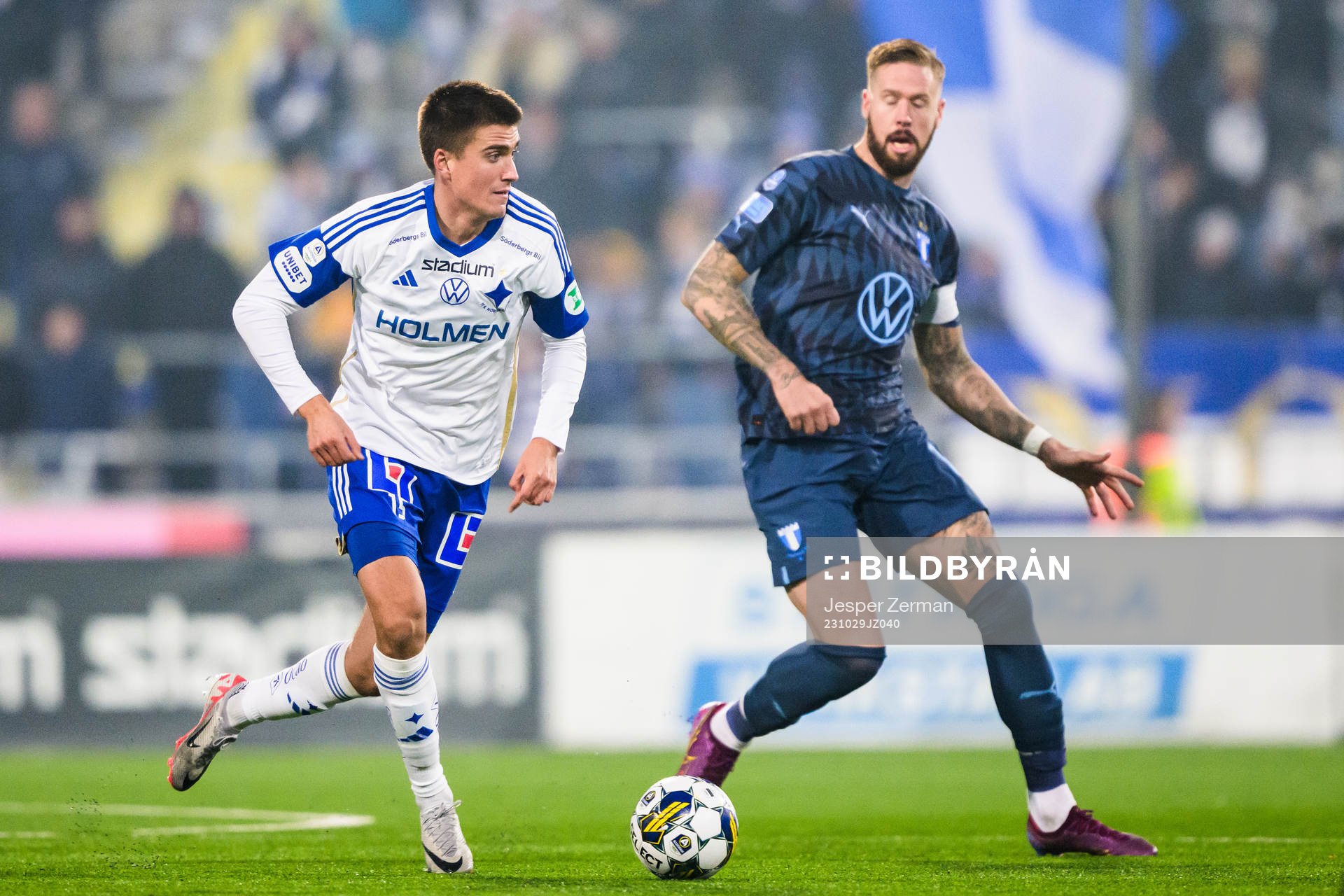 IFK Norrköpings Carl Björk och Malmö FFs Pontus Jansson