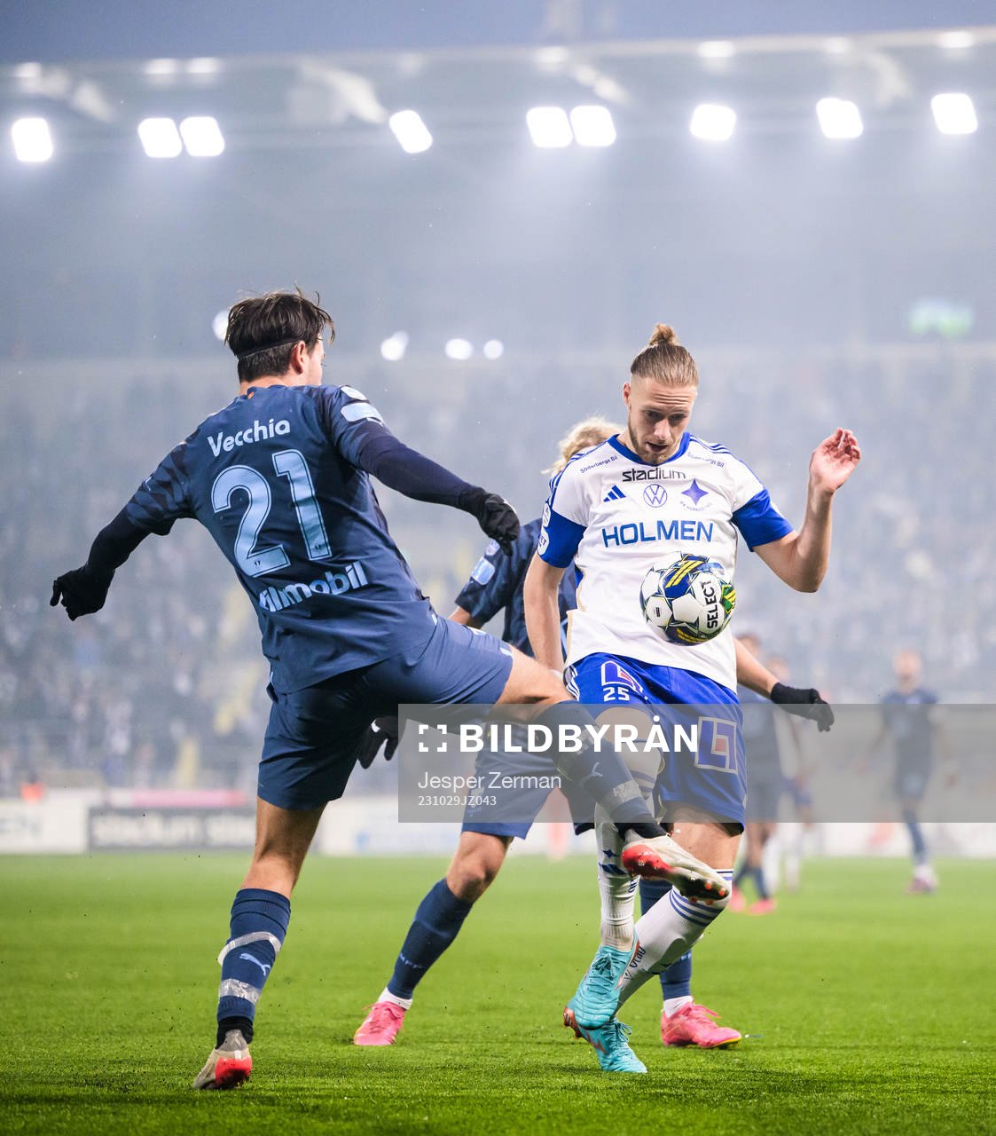 Malmö FFs Stefano Vecchia och IFK Norrköpings Kevin
