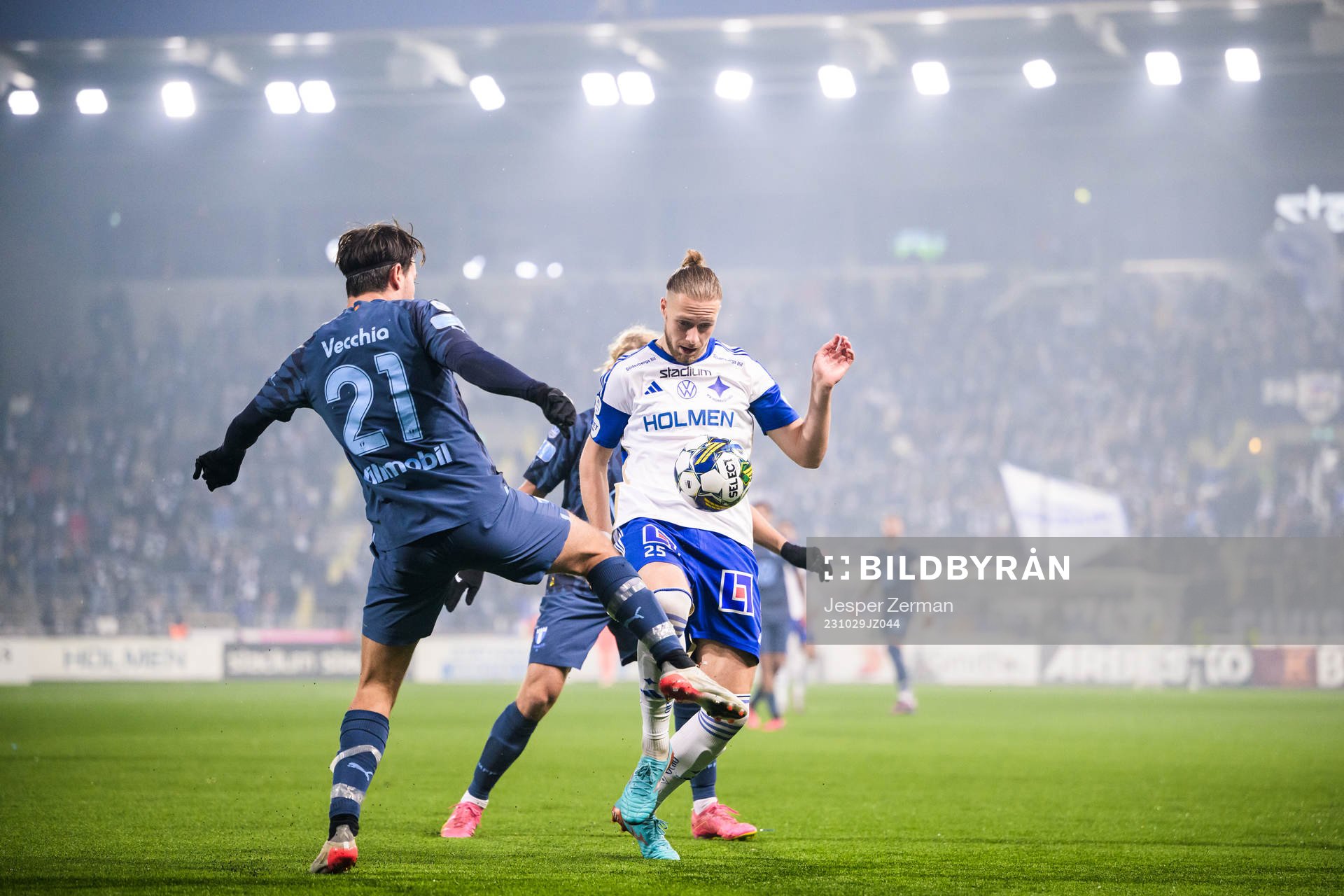 Malmö FFs Stefano Vecchia och IFK Norrköpings Kevin