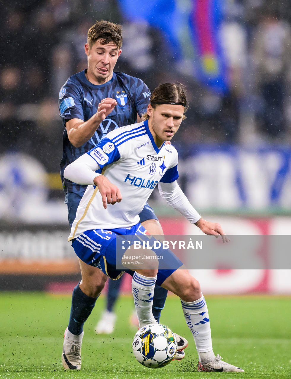 Malmö FFs Lasse Berg Johnsen och IFK Norrköpings Arnor