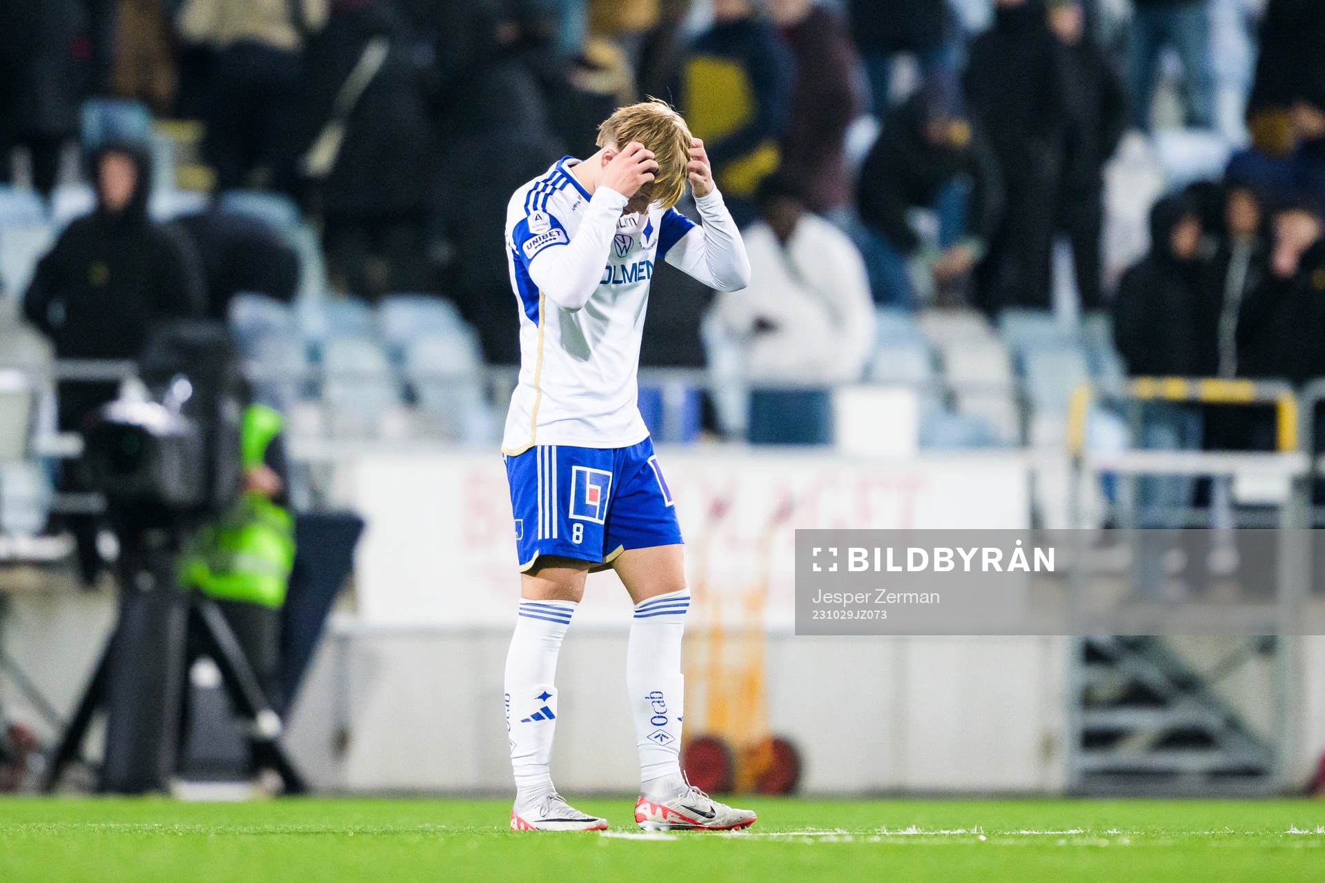 IFK Norrköpings Isak Andri Sigurgeirsson deppar