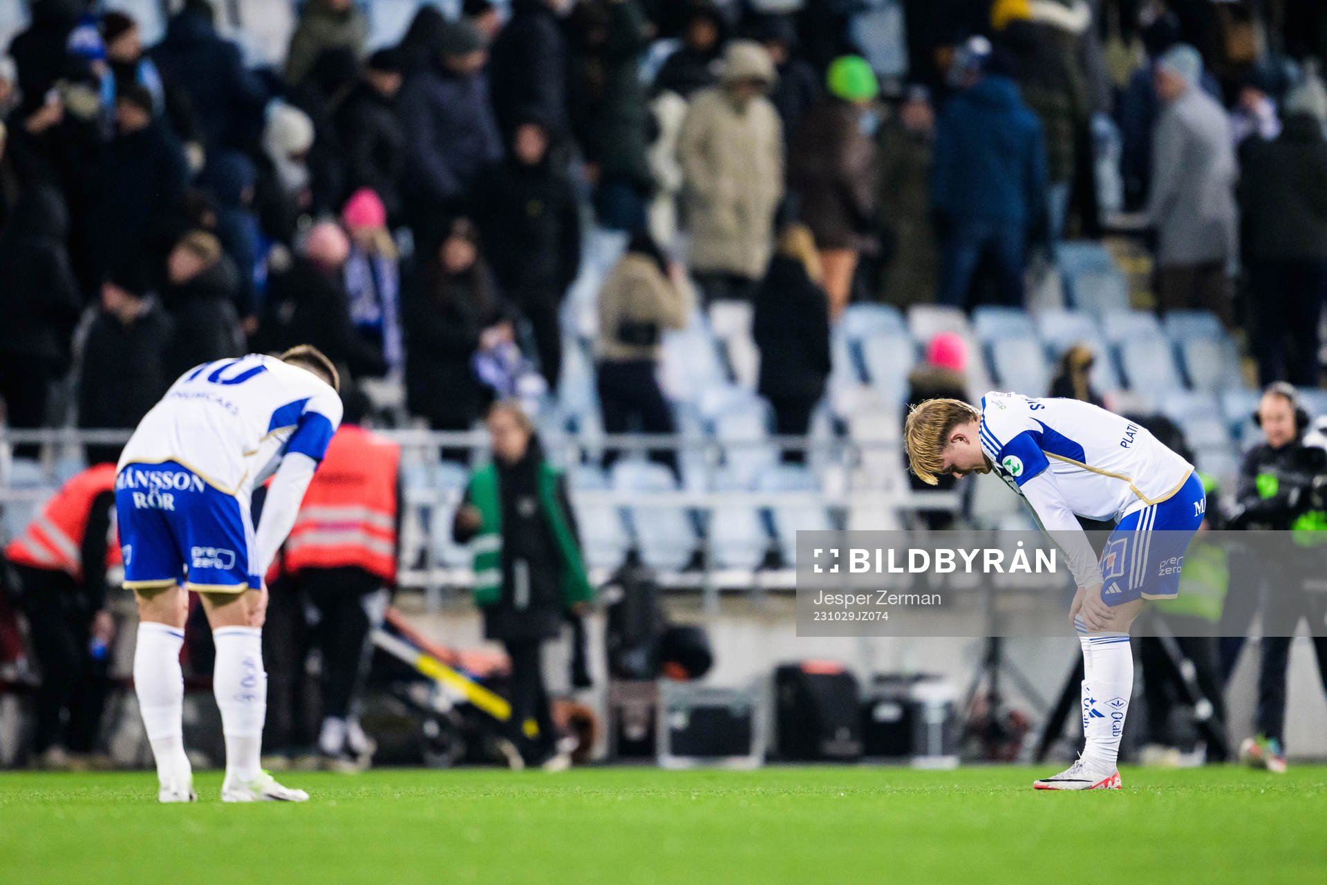 IFK Norrköpings Vito Hammershöy-Mistrati och Isak Andri