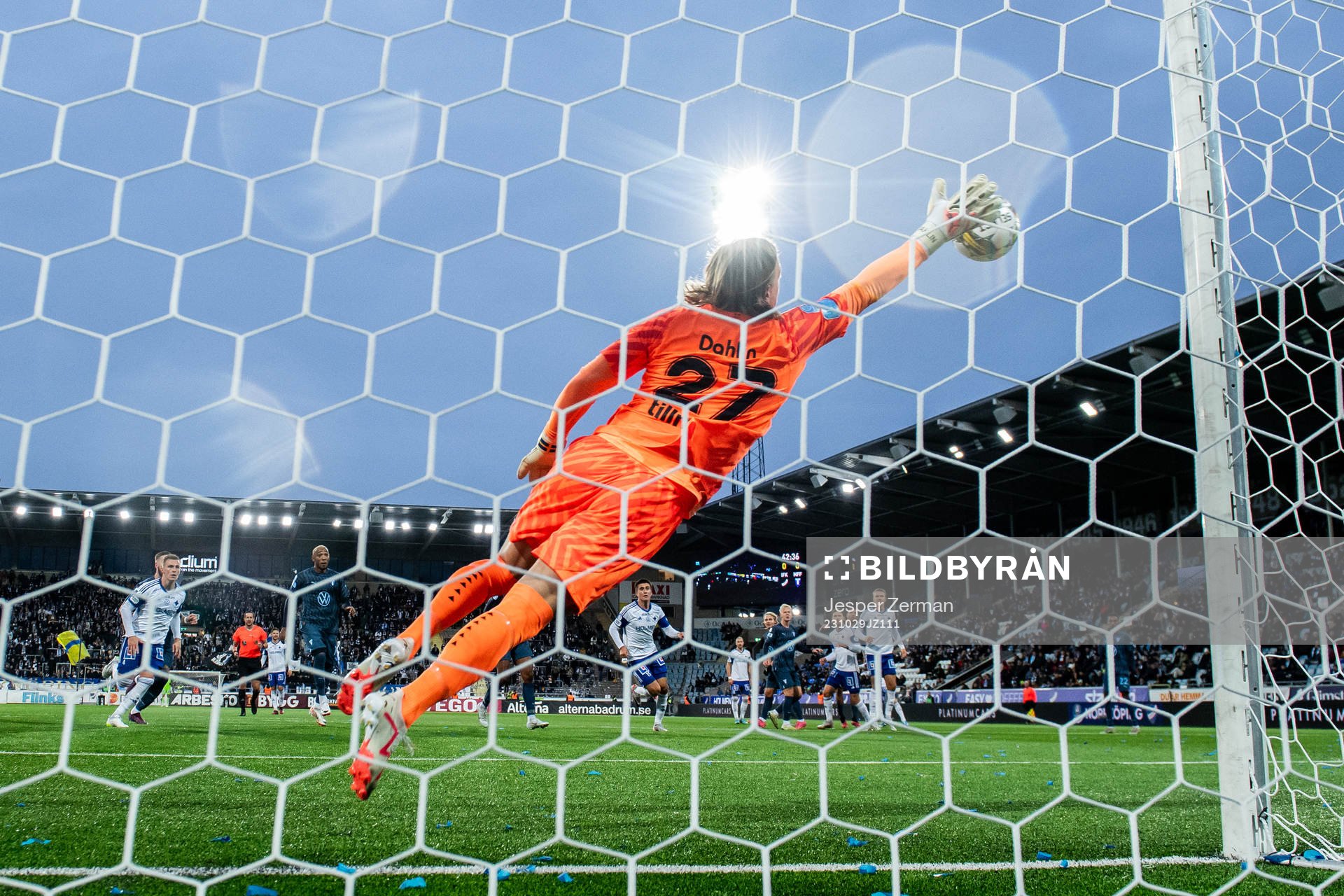 Malmö FFs målvakt Johan Dahlin