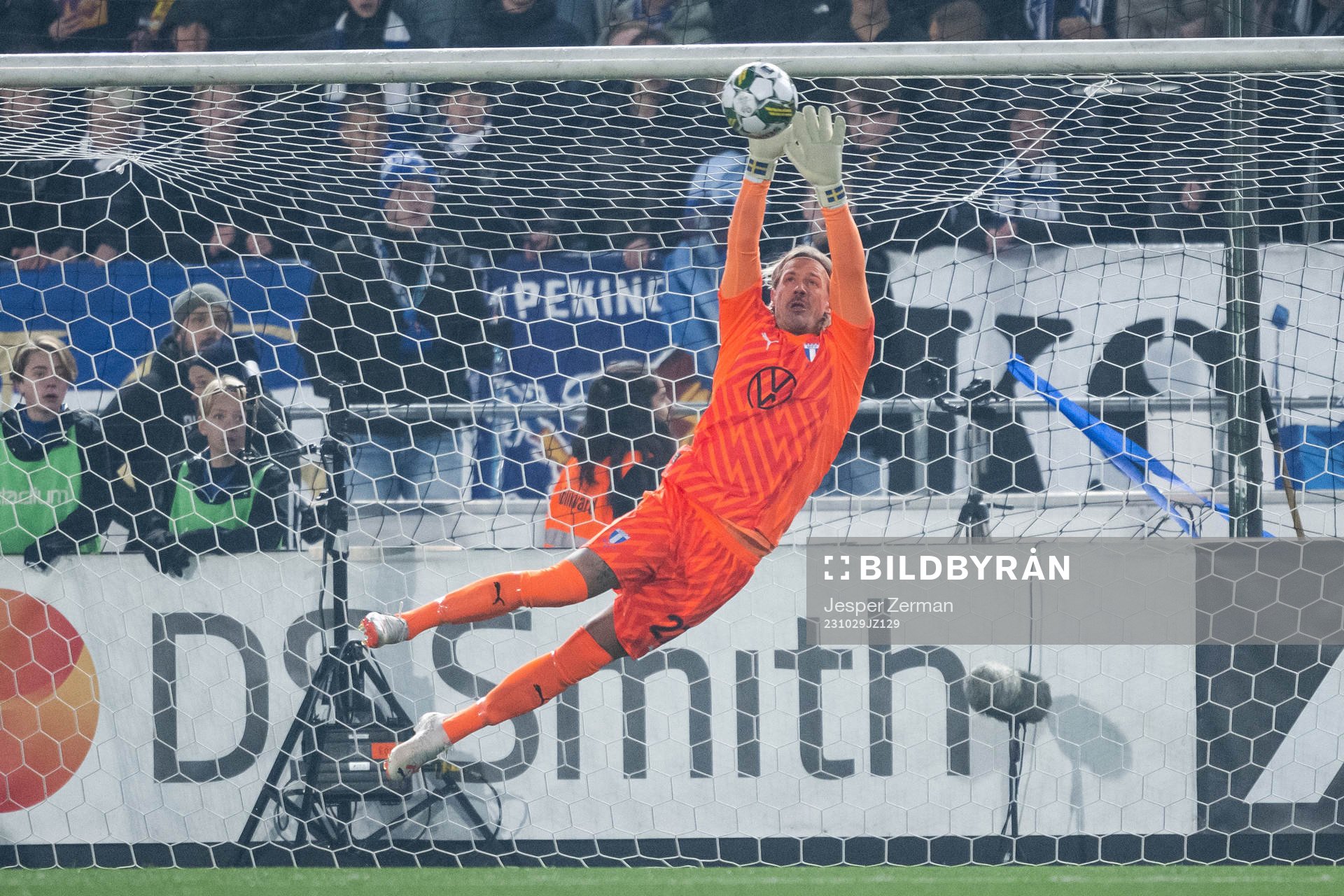 Malmö FFs målvakt Johan Dahlin