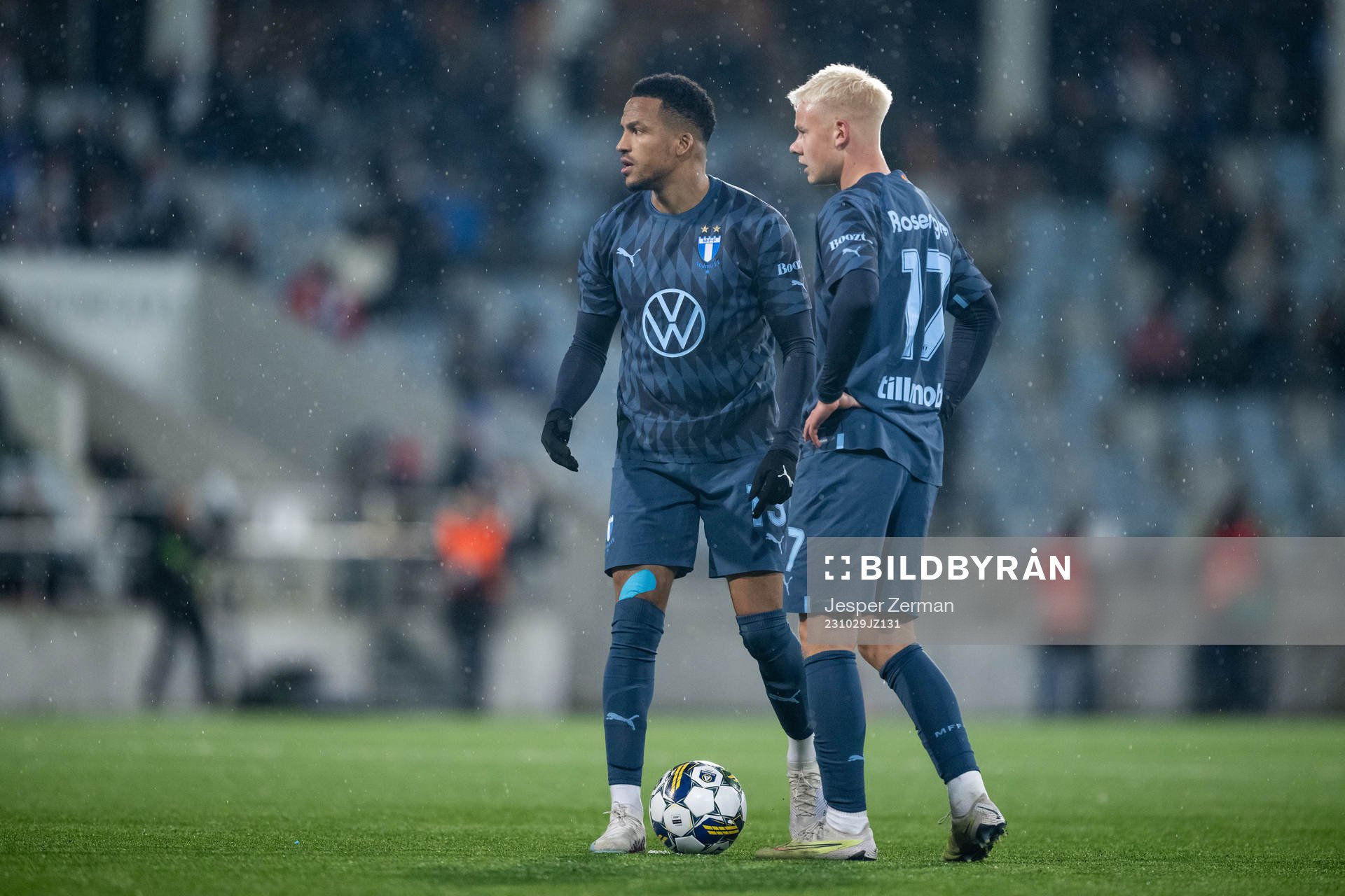 Malmö FFs Martin Olsson och Otto Rosengren