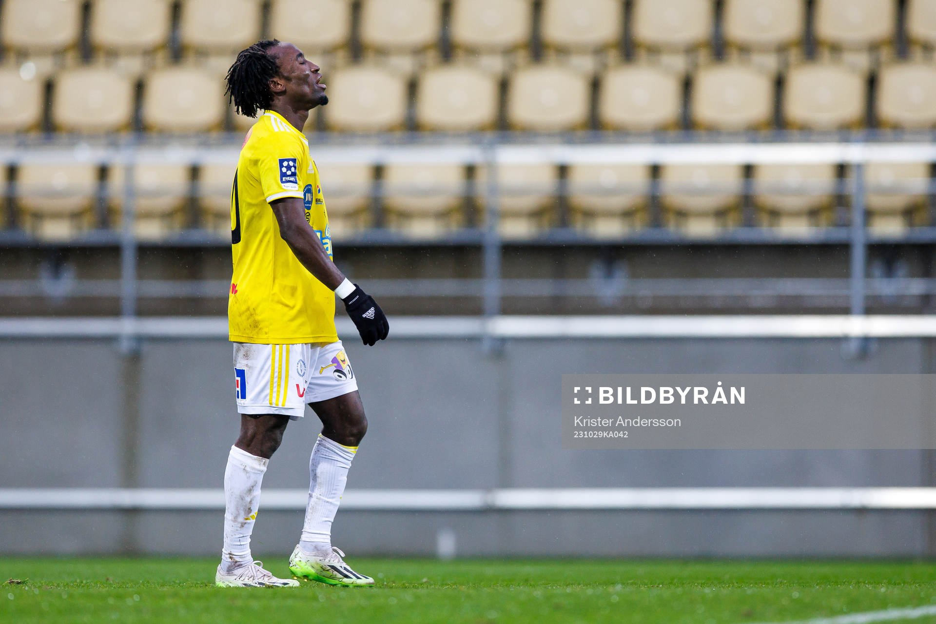 Falkenbergs Godwin Aguda deppar