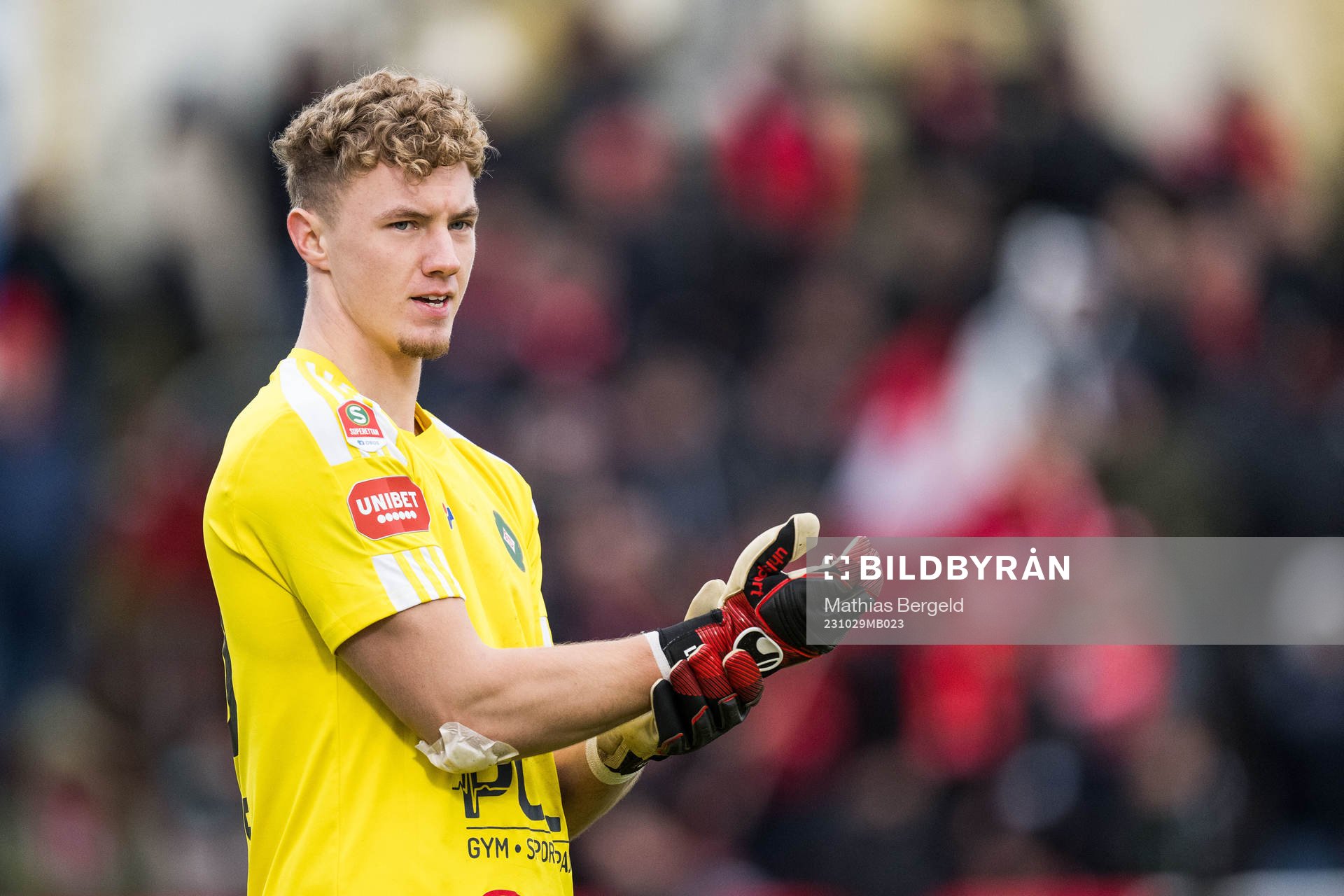 Skövde AIKs målvakt Otto Lindell
