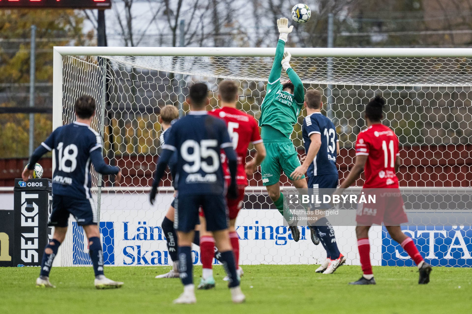 Utsiktens målvakt Elias Hadaya