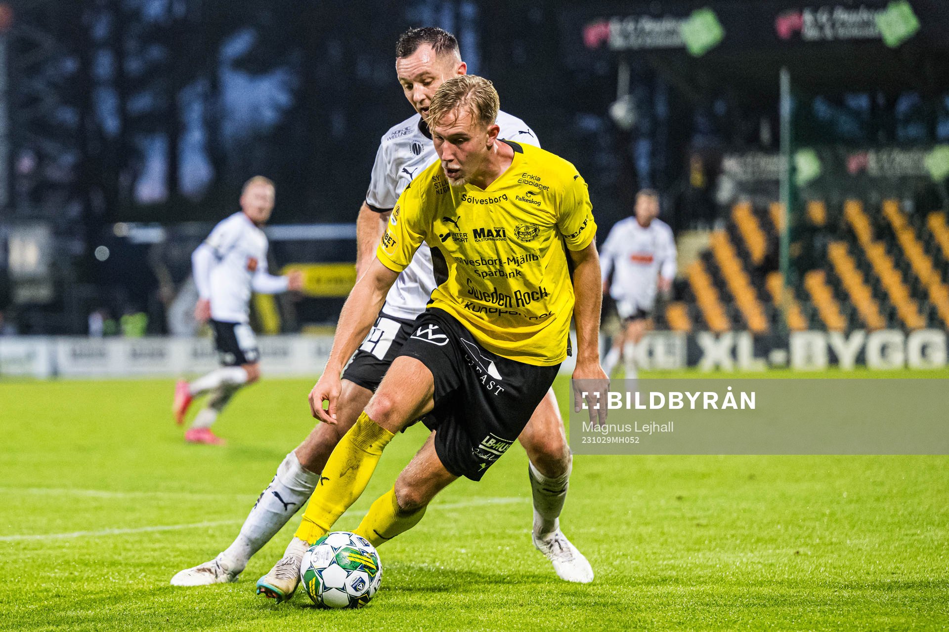 Mjällbys Herman Johansson och Häckens Even Hovland