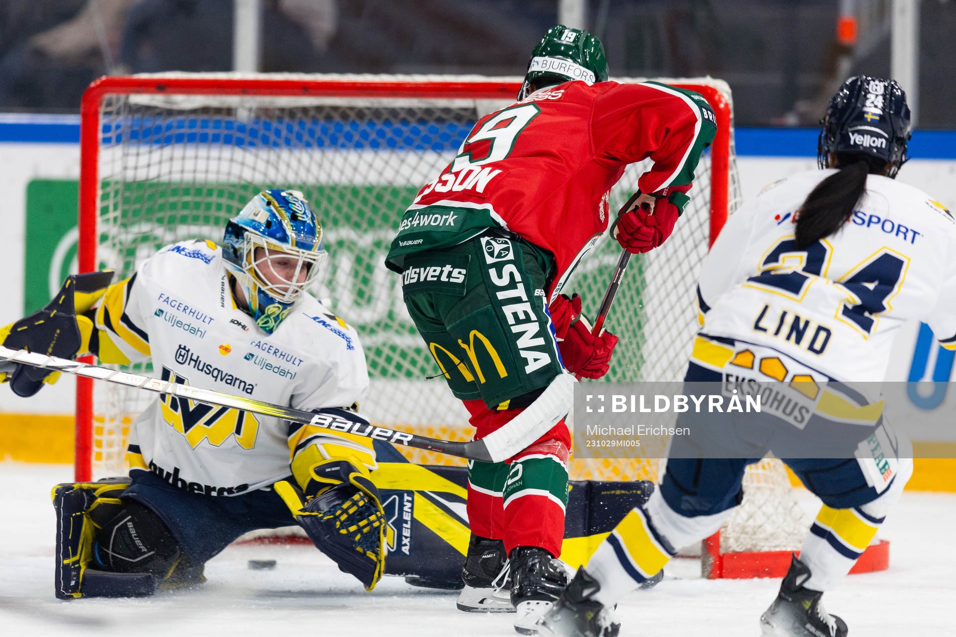 Frölundas Matilda Nilsson kvitterar till 1-1