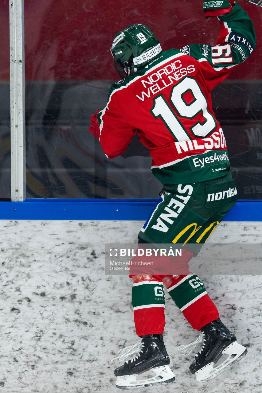 Frölundas Matilda Nilsson jublar