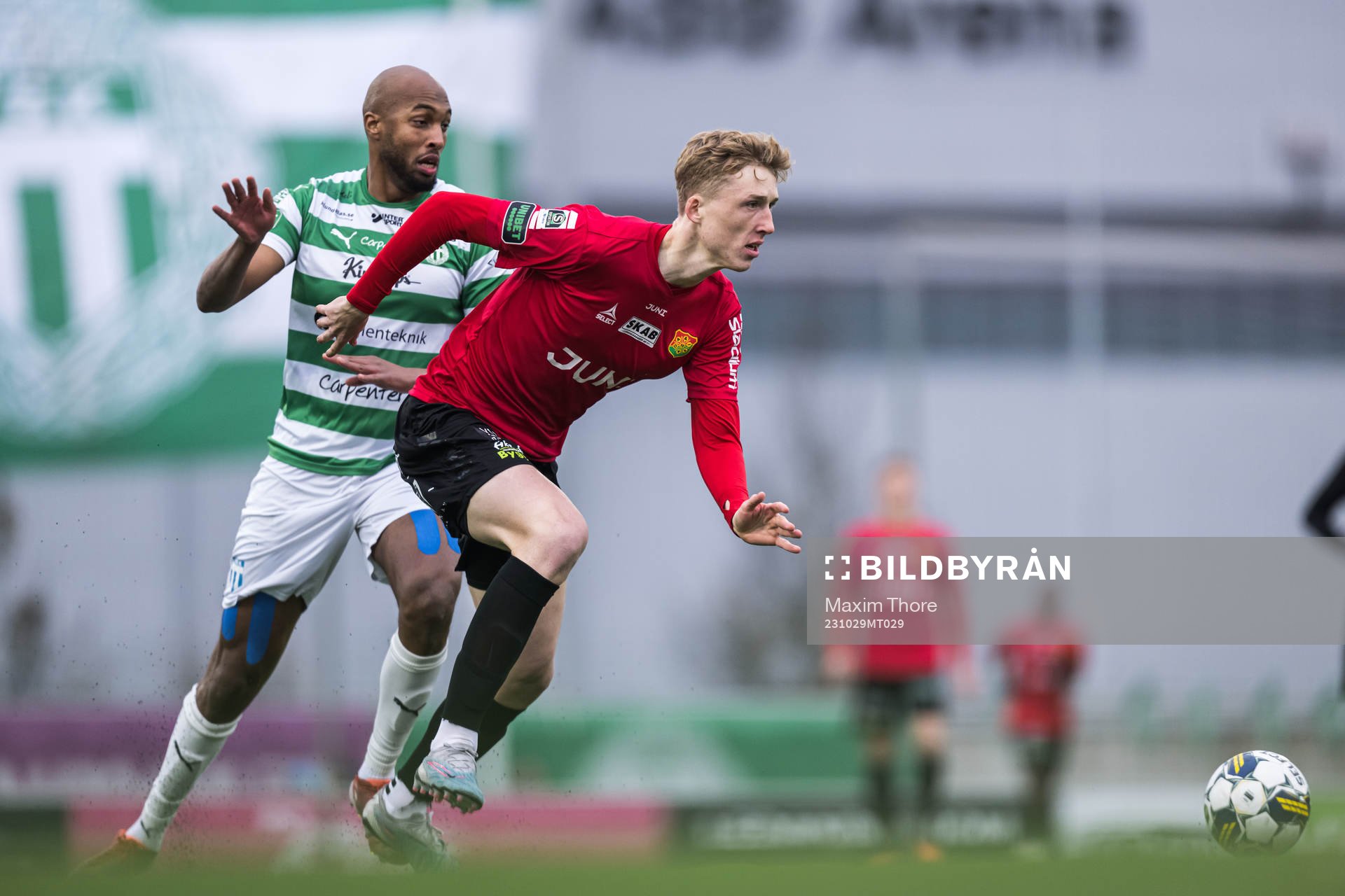 Västerås SKs Jabir Abdihakim Ali och GAISs Filip Beckman