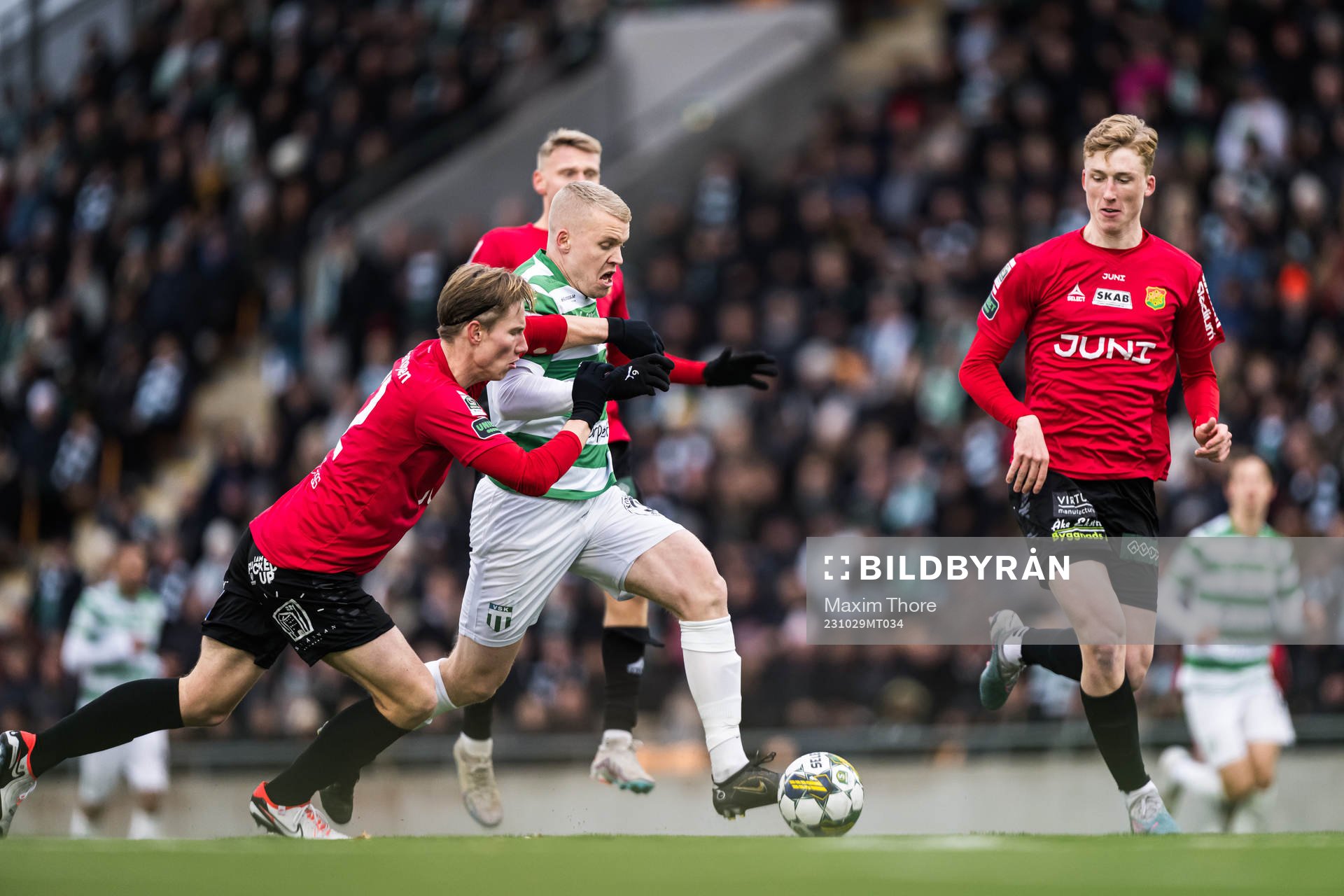 GAISs Robin Frej och Filip Beckman och Västerås SKs Simon