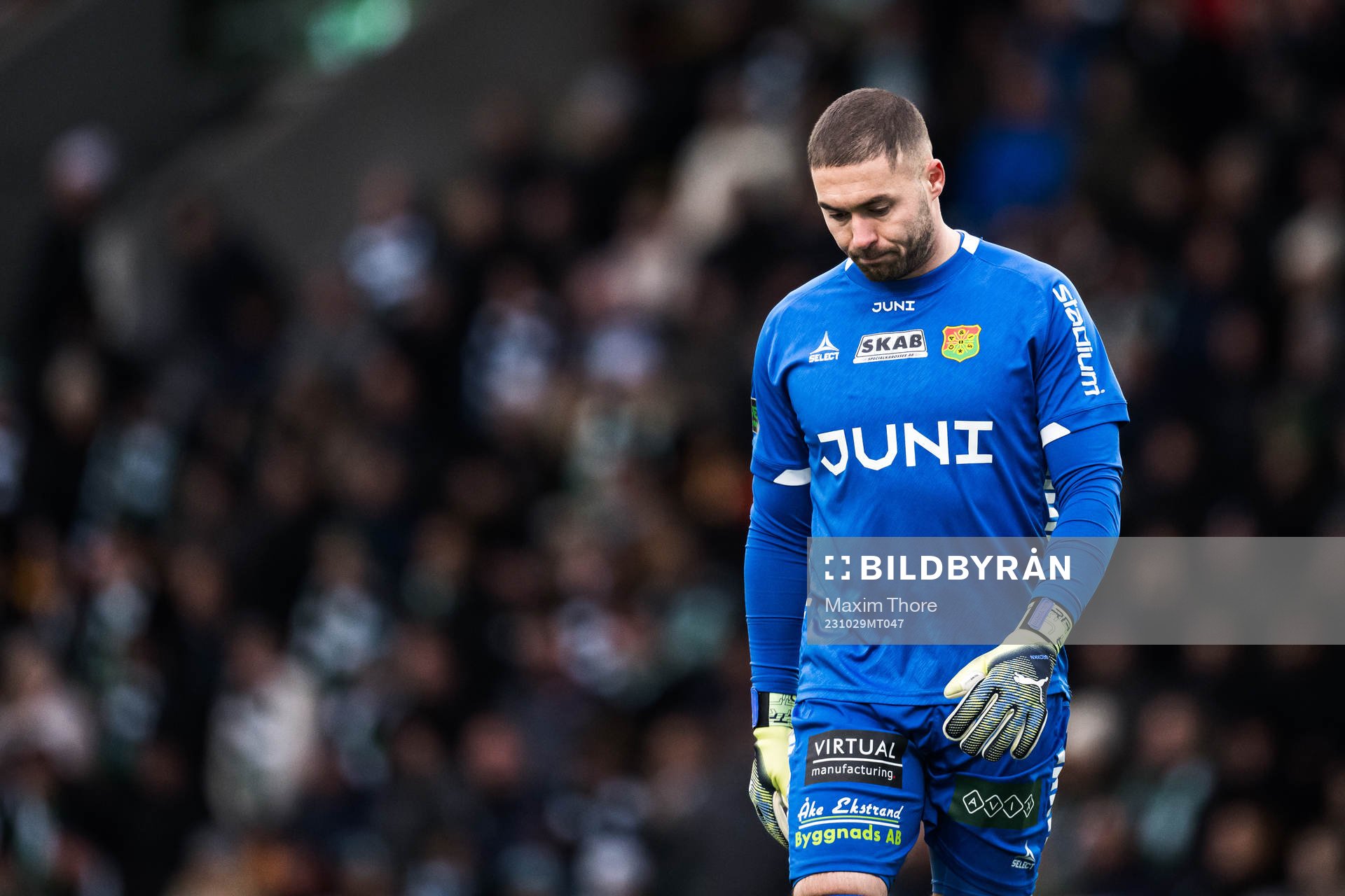 GAISs målvakt Mergim Krasniqi