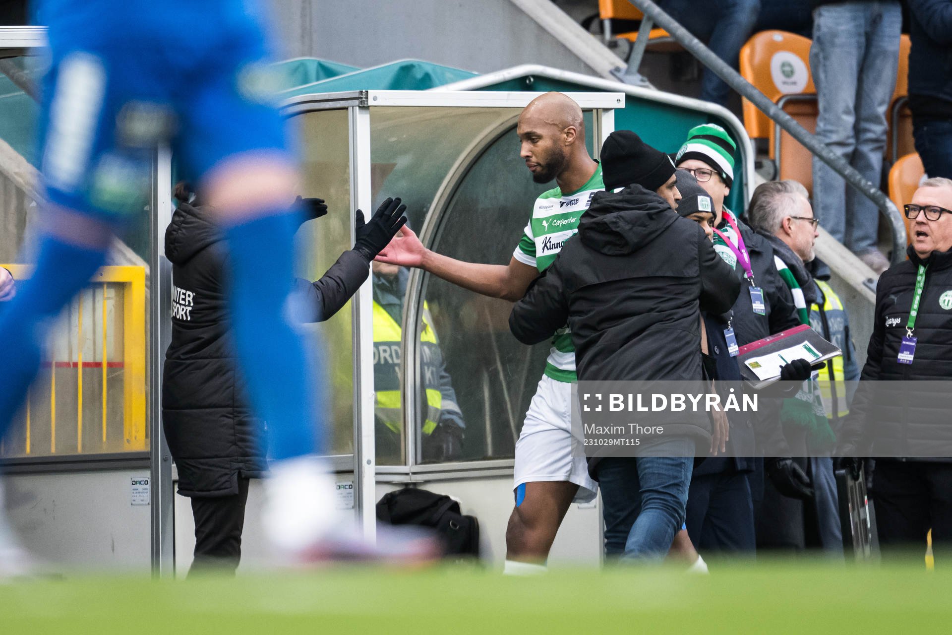 Västerås SKs Jabir Abdihakim Ali och tränare Kalle