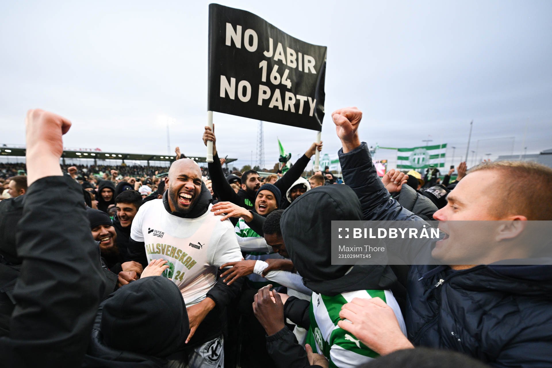 Västerås Jabir Abdihakim Ali jublar över avancemanget