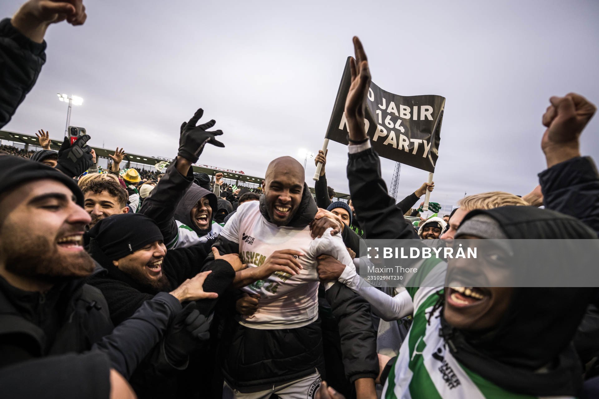 Västerås SKs Jabir Abdihakim Ali jublar över