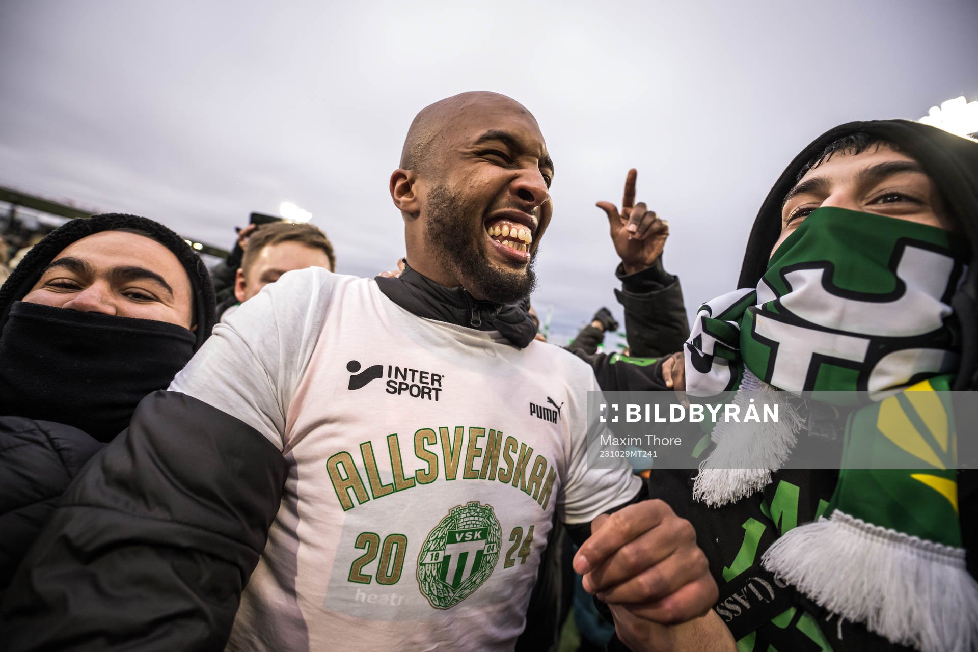 Västerås SKs Jabir Abdihakim Ali jublar över