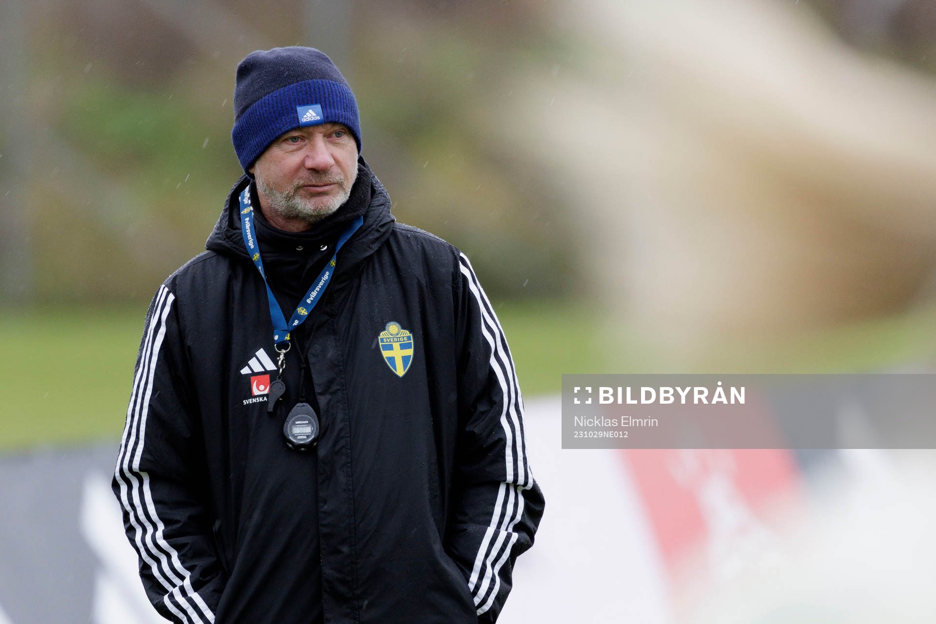 Head coach Peter Gerhardsson of the Swedish women's