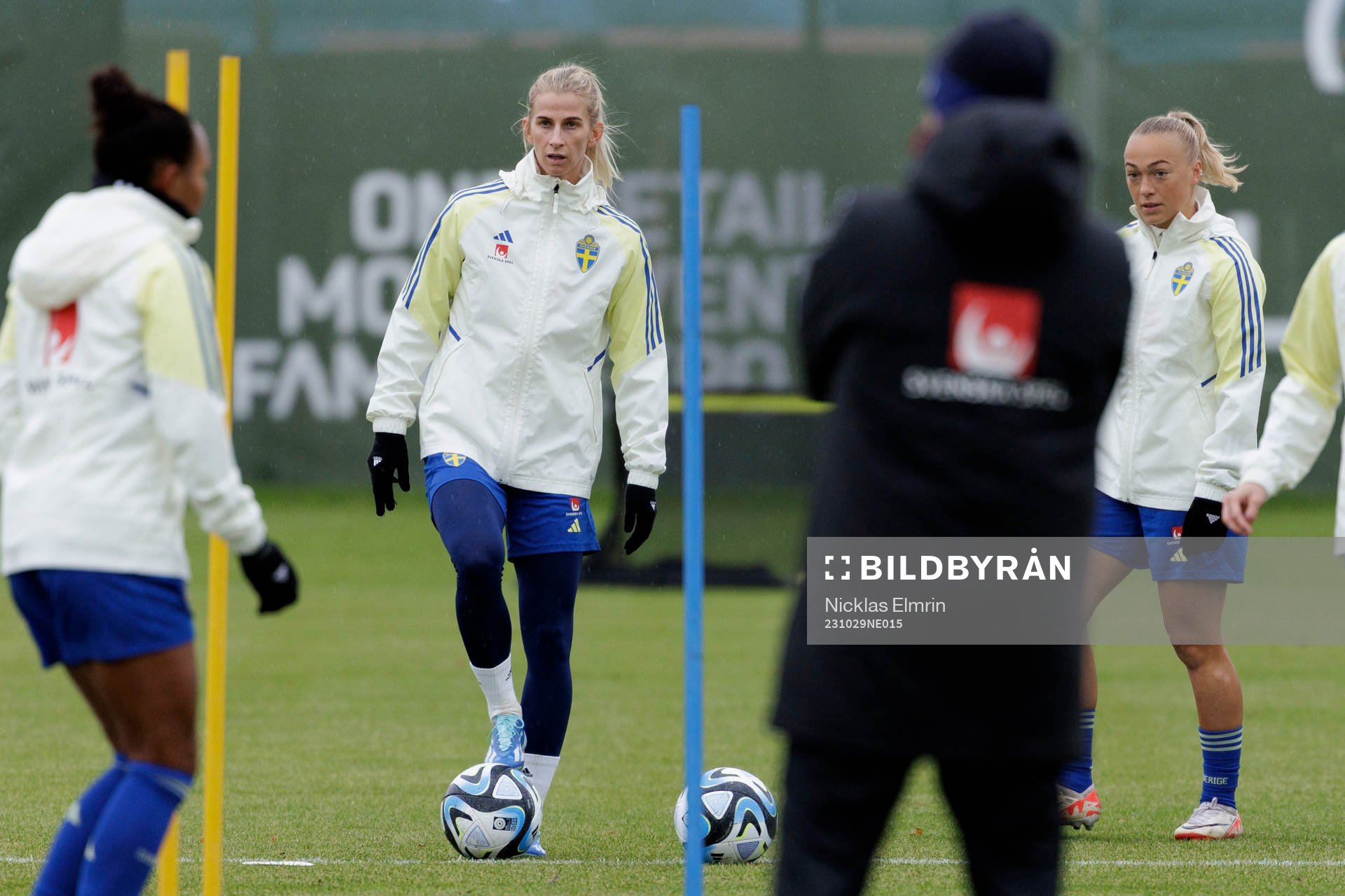 Sofia Jakobsson of the Swedish women's national football