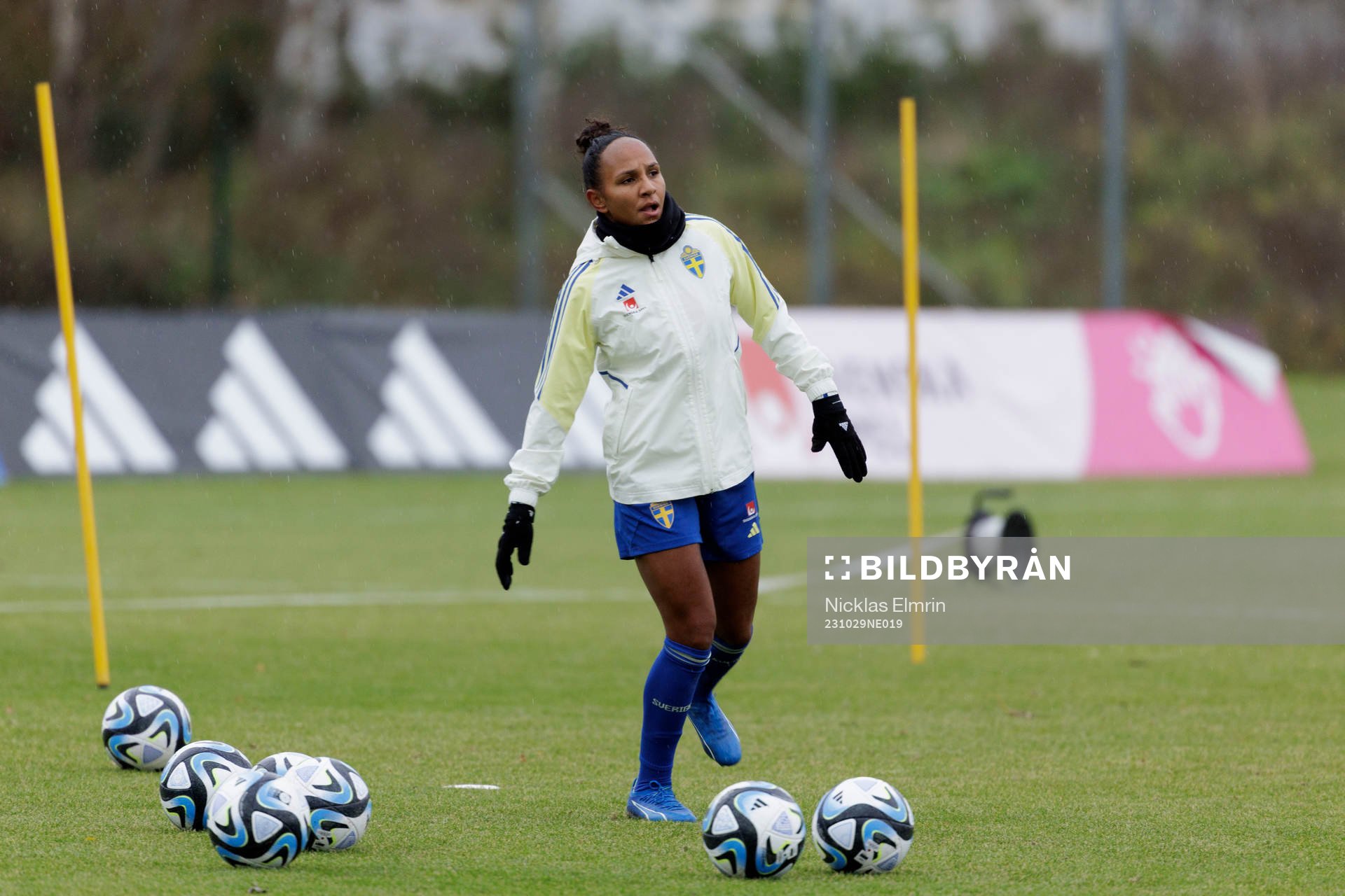 Madelen Janogy of the Swedish women's national football team