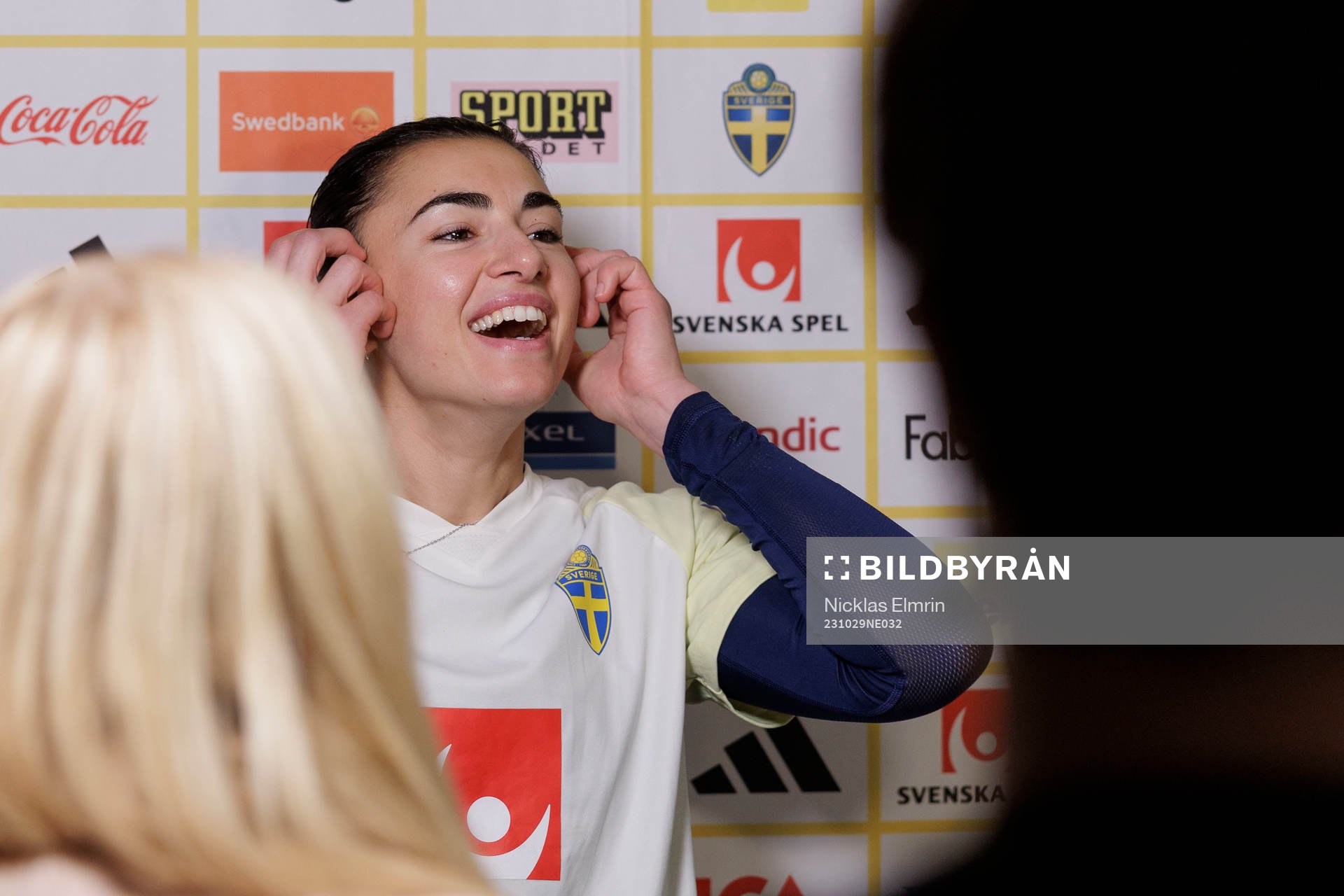 målvakt Zecira Musovic of the Swedish women's national