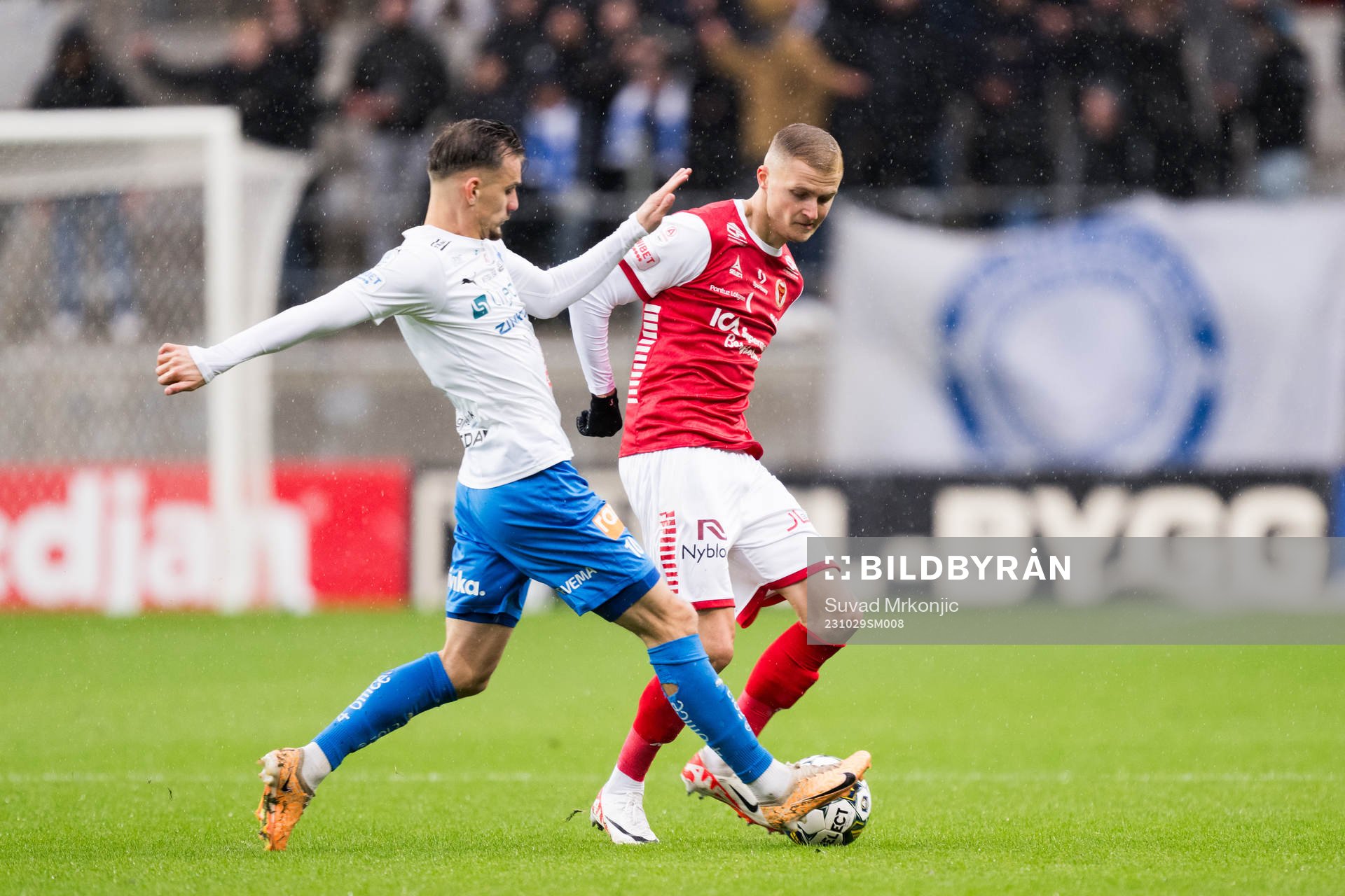 Västerås Jaheem Burke och Kalmars David Kristjan Olafsson
