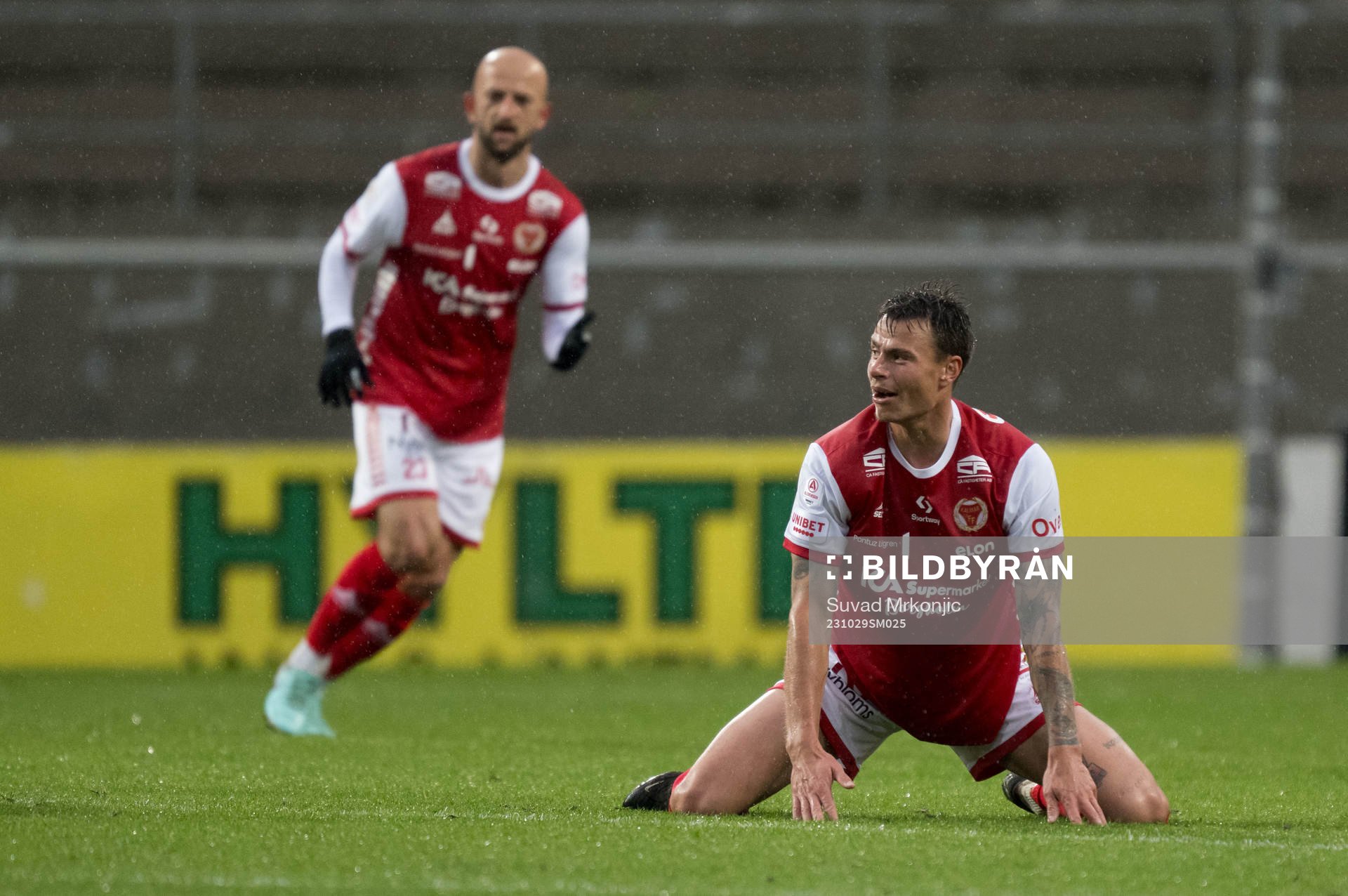 Kalmars Melker Hallberg deppar