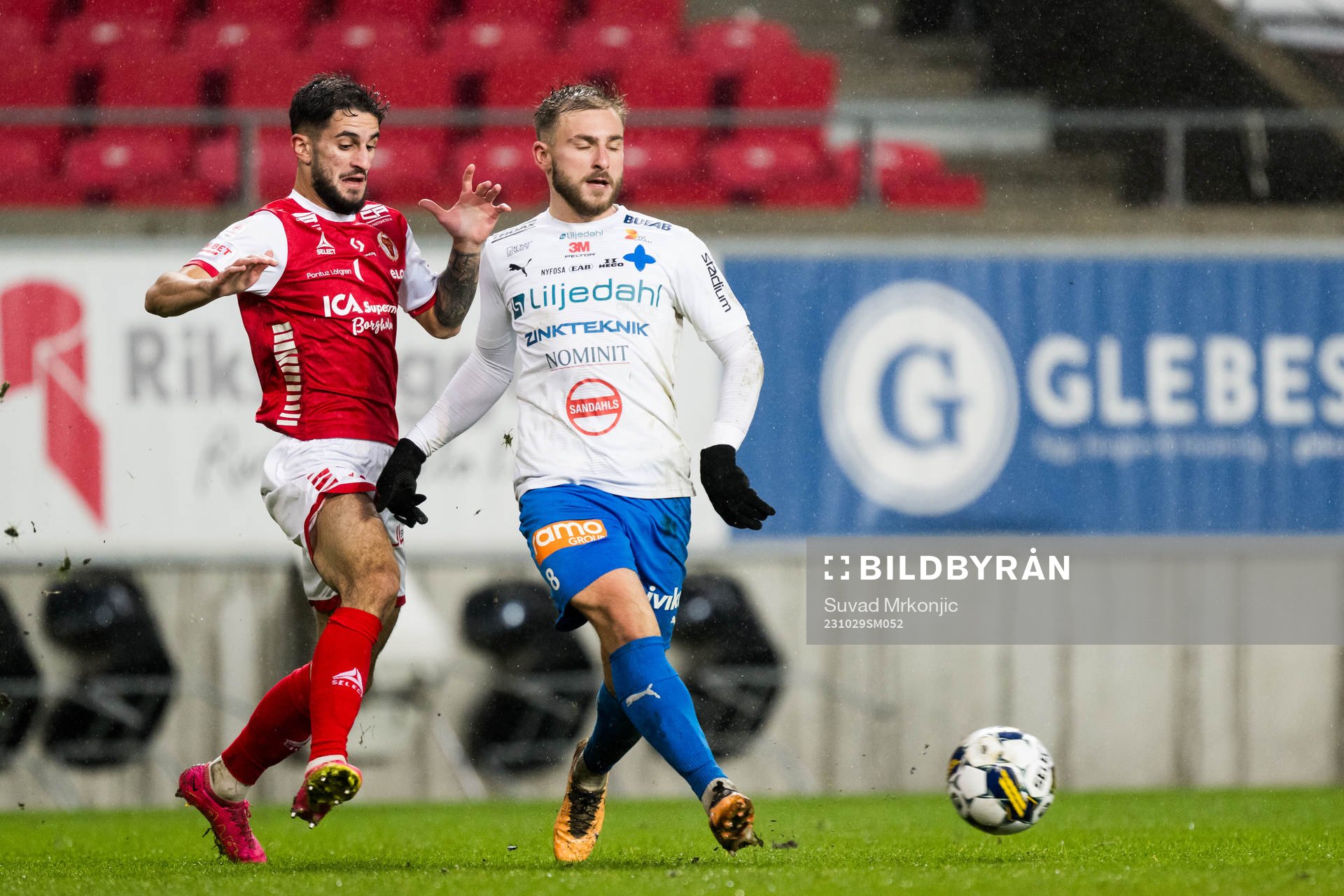 Kalmars Noah Shamoun och Värnamos Albion Ademi