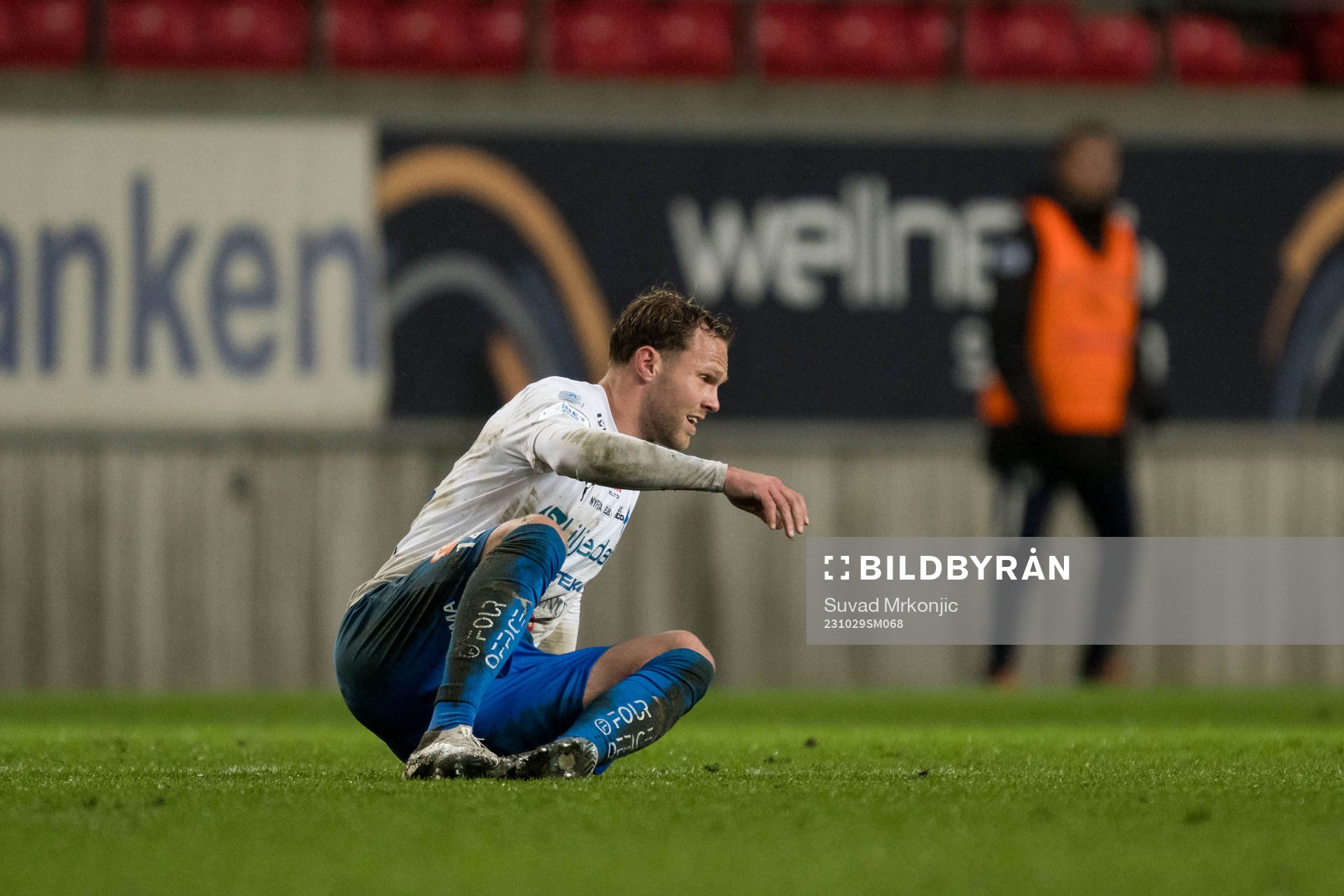 Värnamos Gustav Engvall har ont