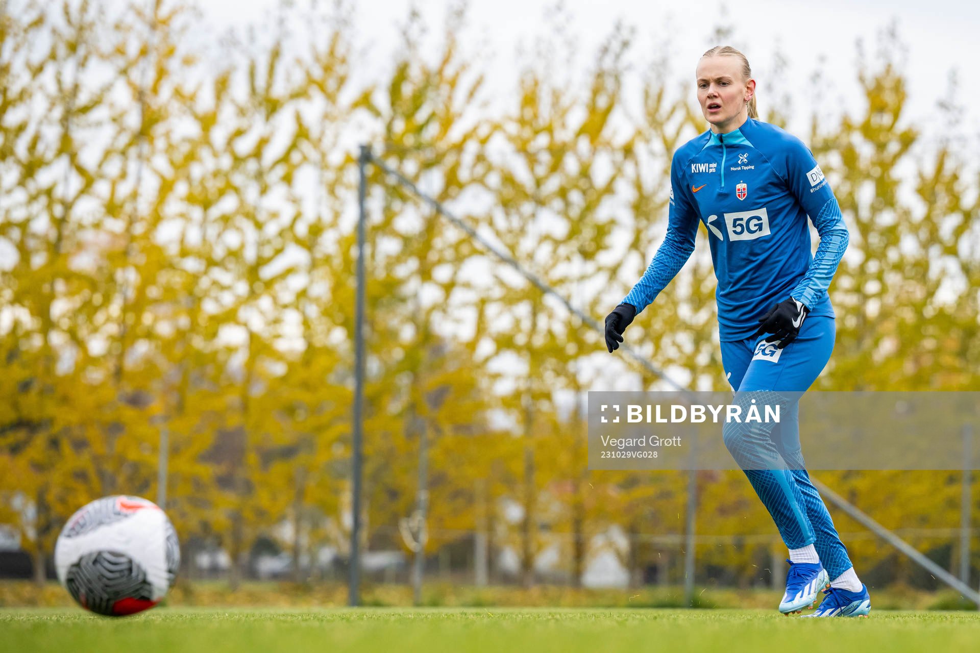 Karina Sævik of the Norwegian women's national football