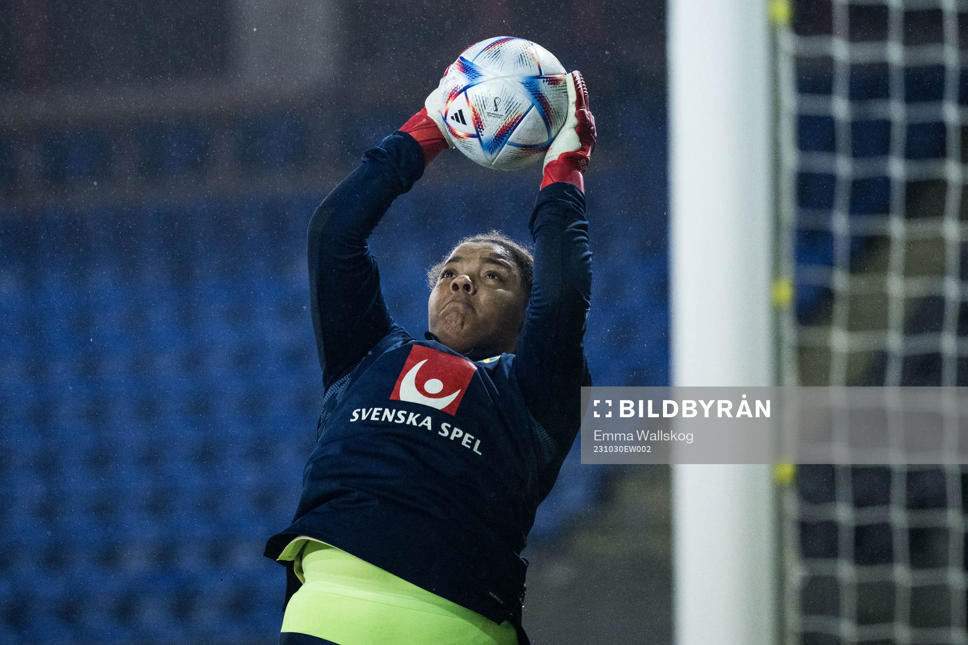 Goalkeeper Serina Iddrisu Backmark of Sweden