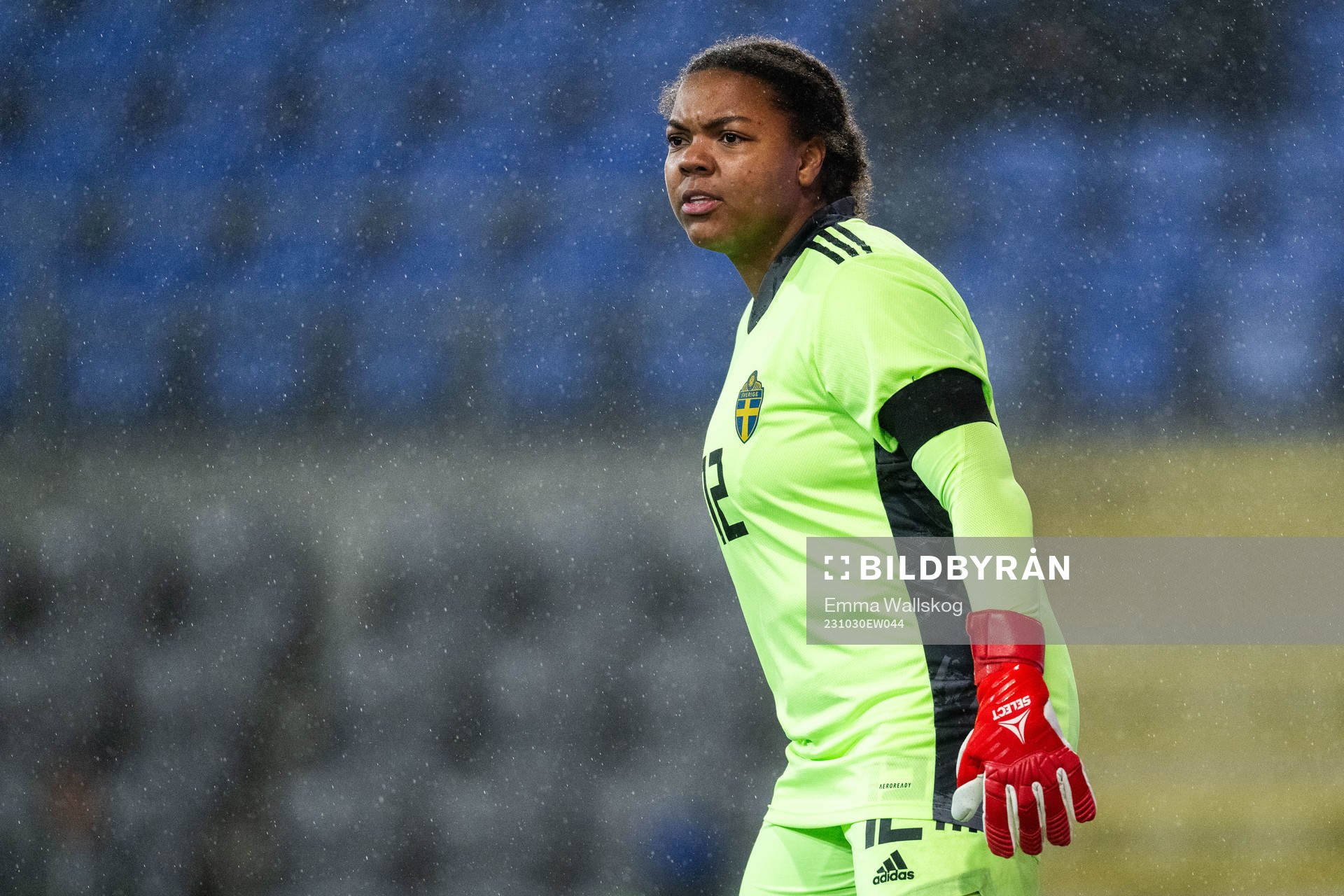 Goalkeeper Serina Iddrisu Backmark of Sweden