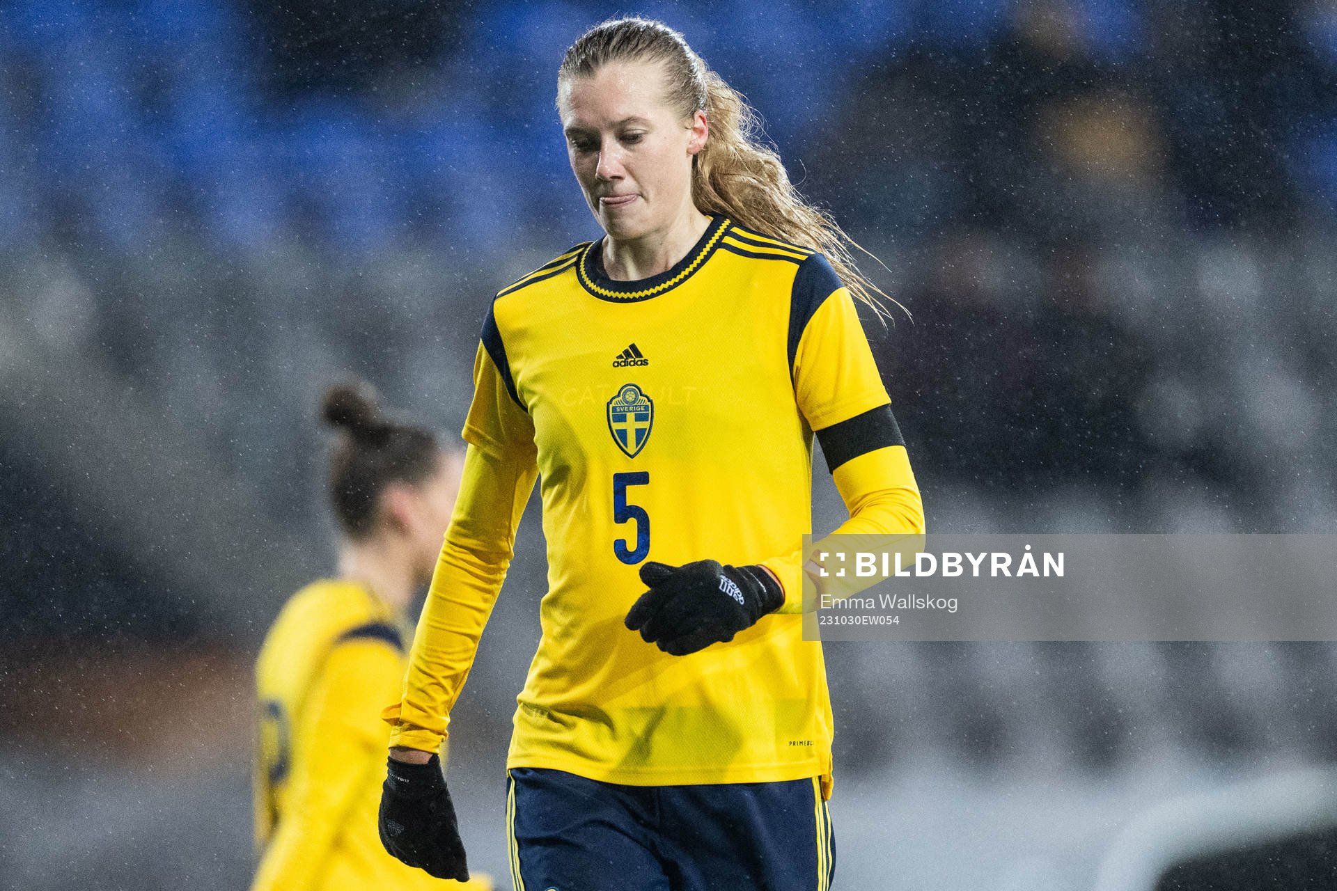 Ebba Handfast of Sweden looks dejected