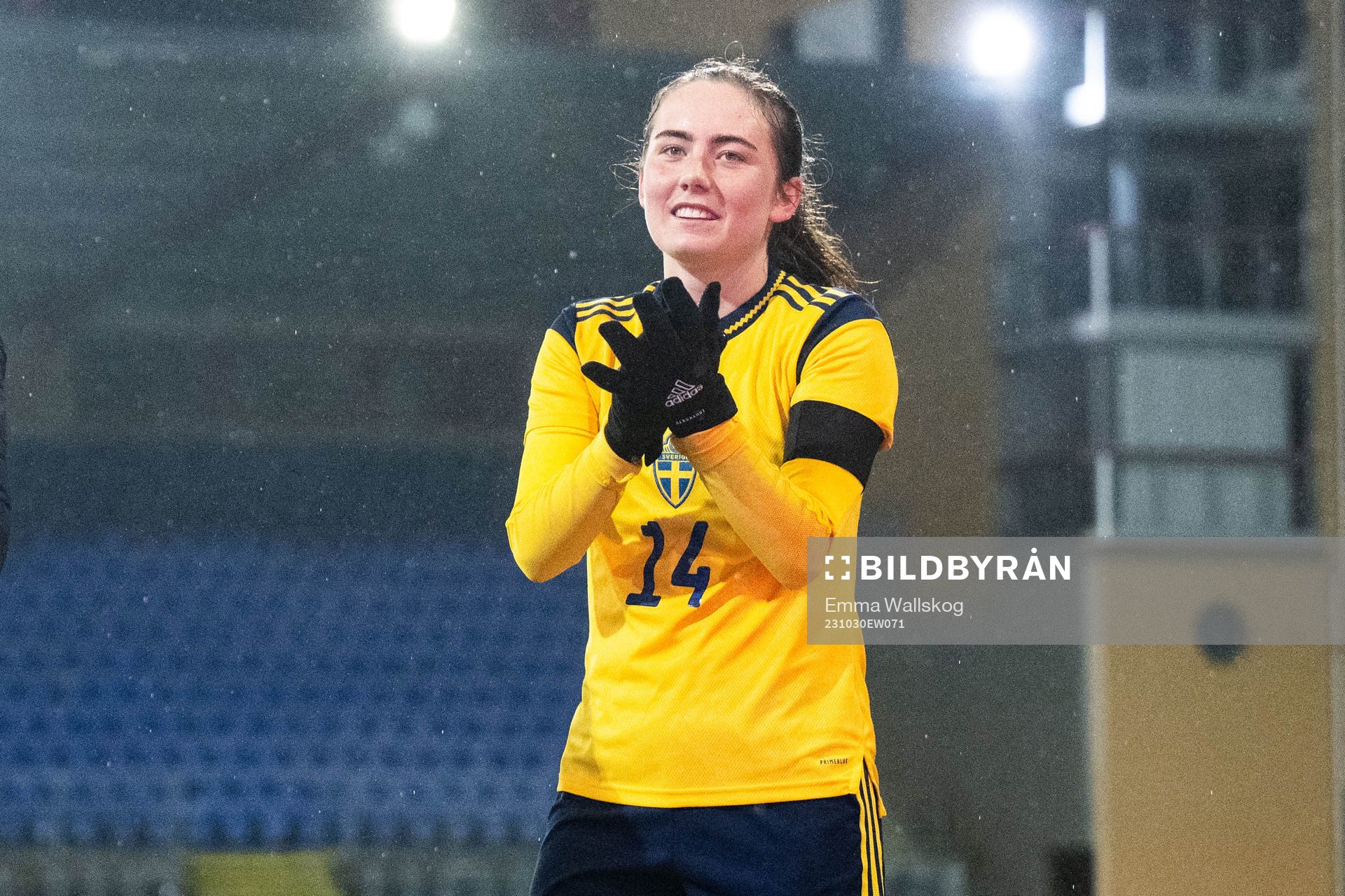 Matilda Eriksson Kristell of Sweden celebrate