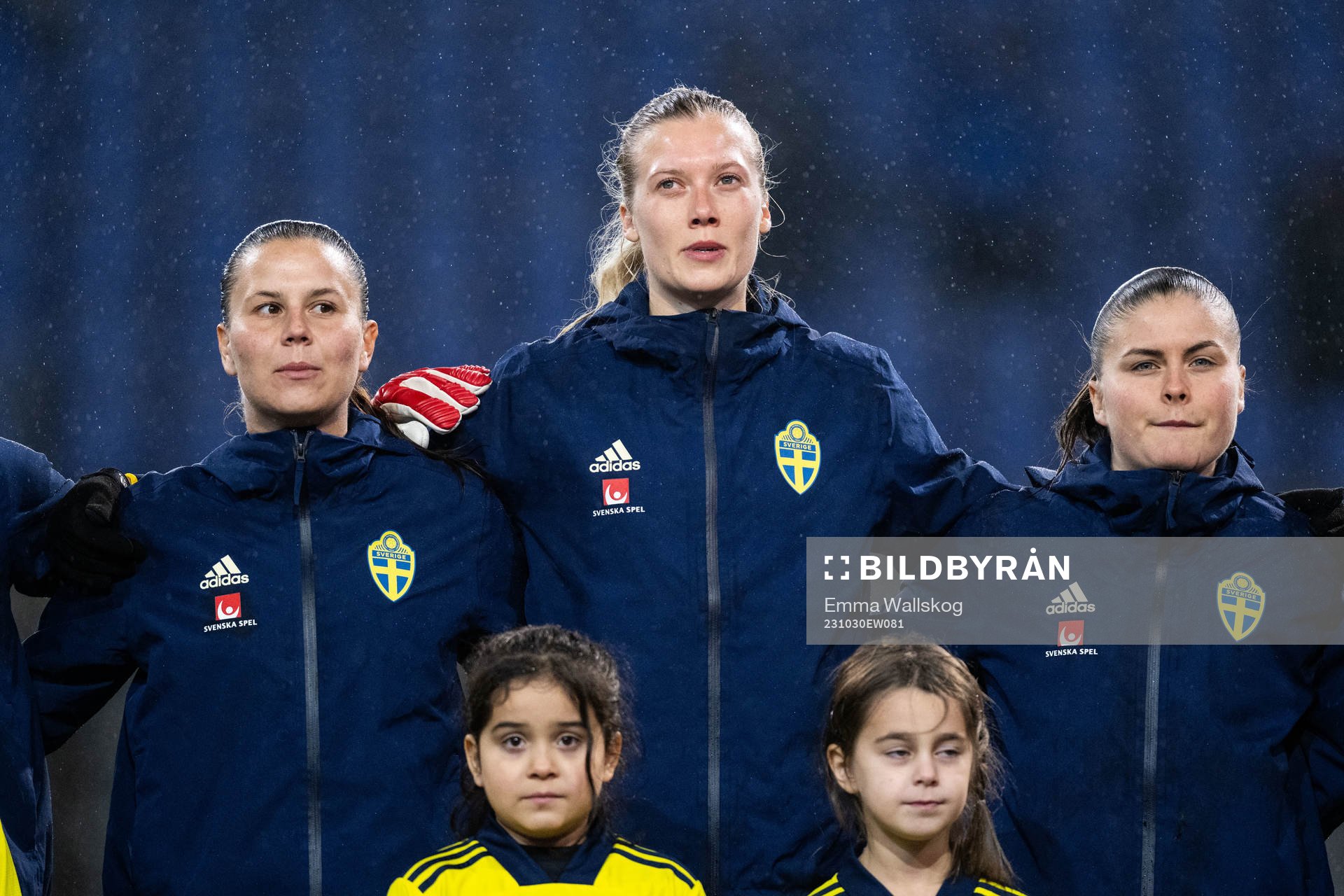Josefin Harrysson, Ebba Handfast and Hanna Wijk of Sweden