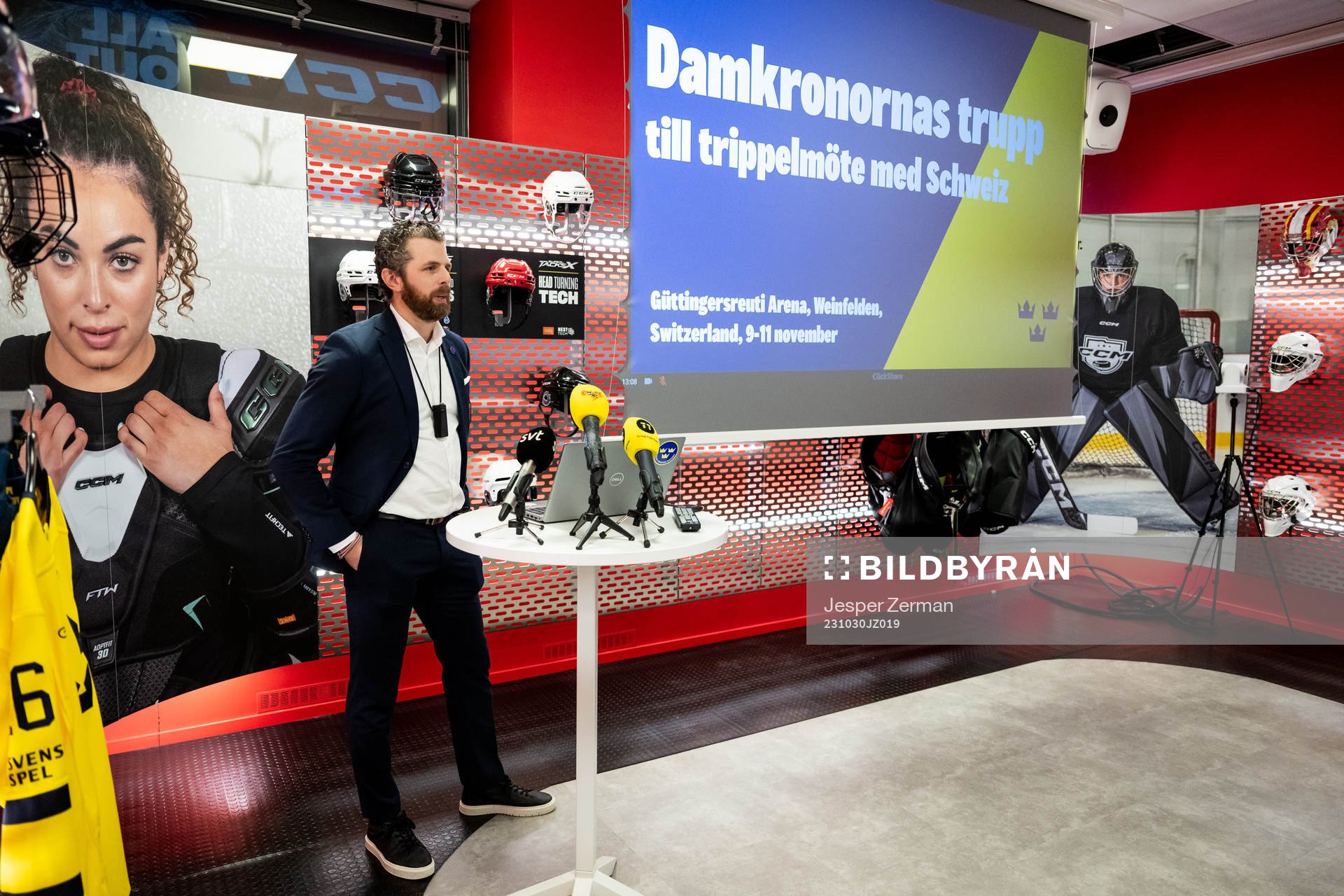 Damkronornas förbundskapten Ulf Lundberg