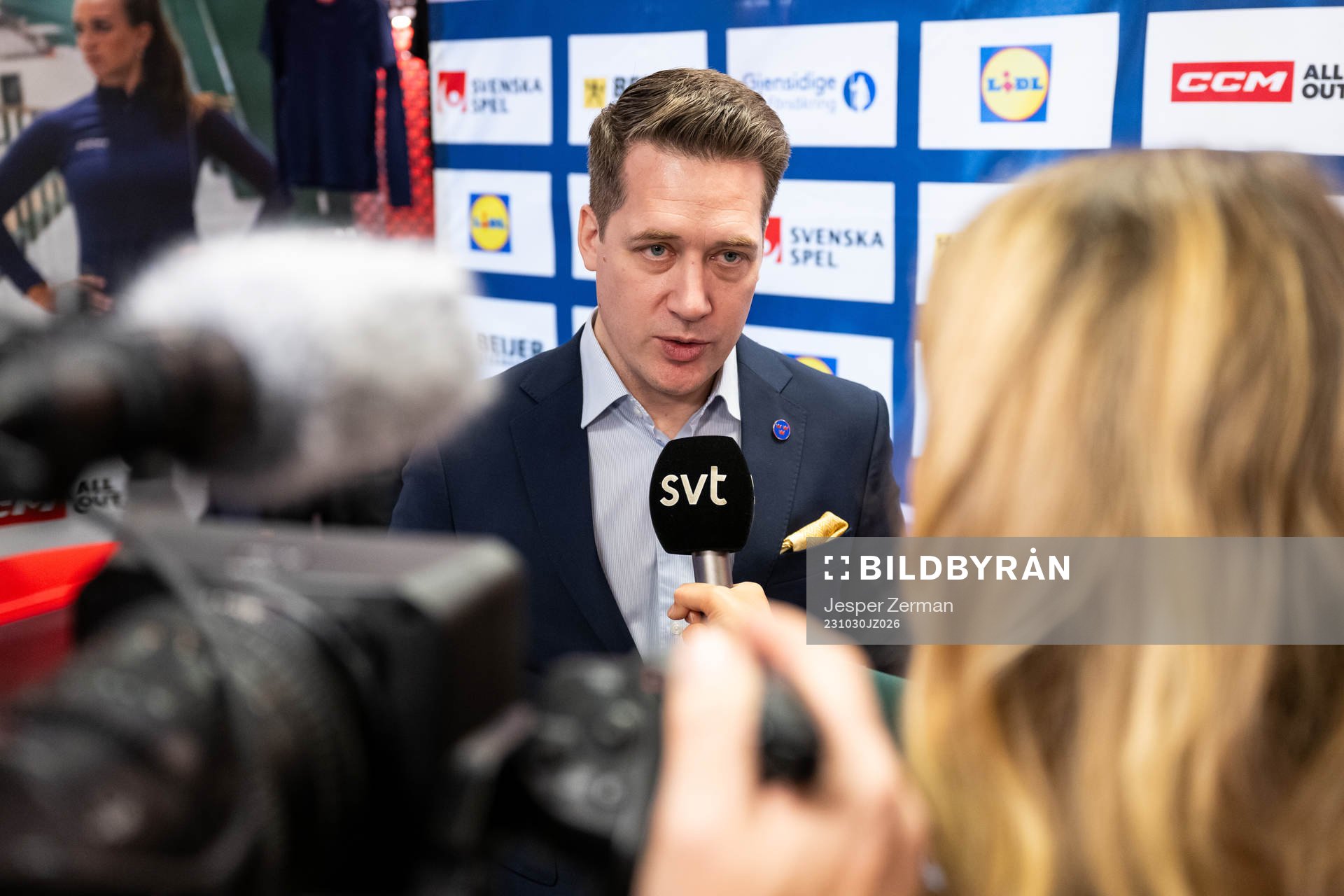 Tre Kronors förbundskapten Sam Hallam