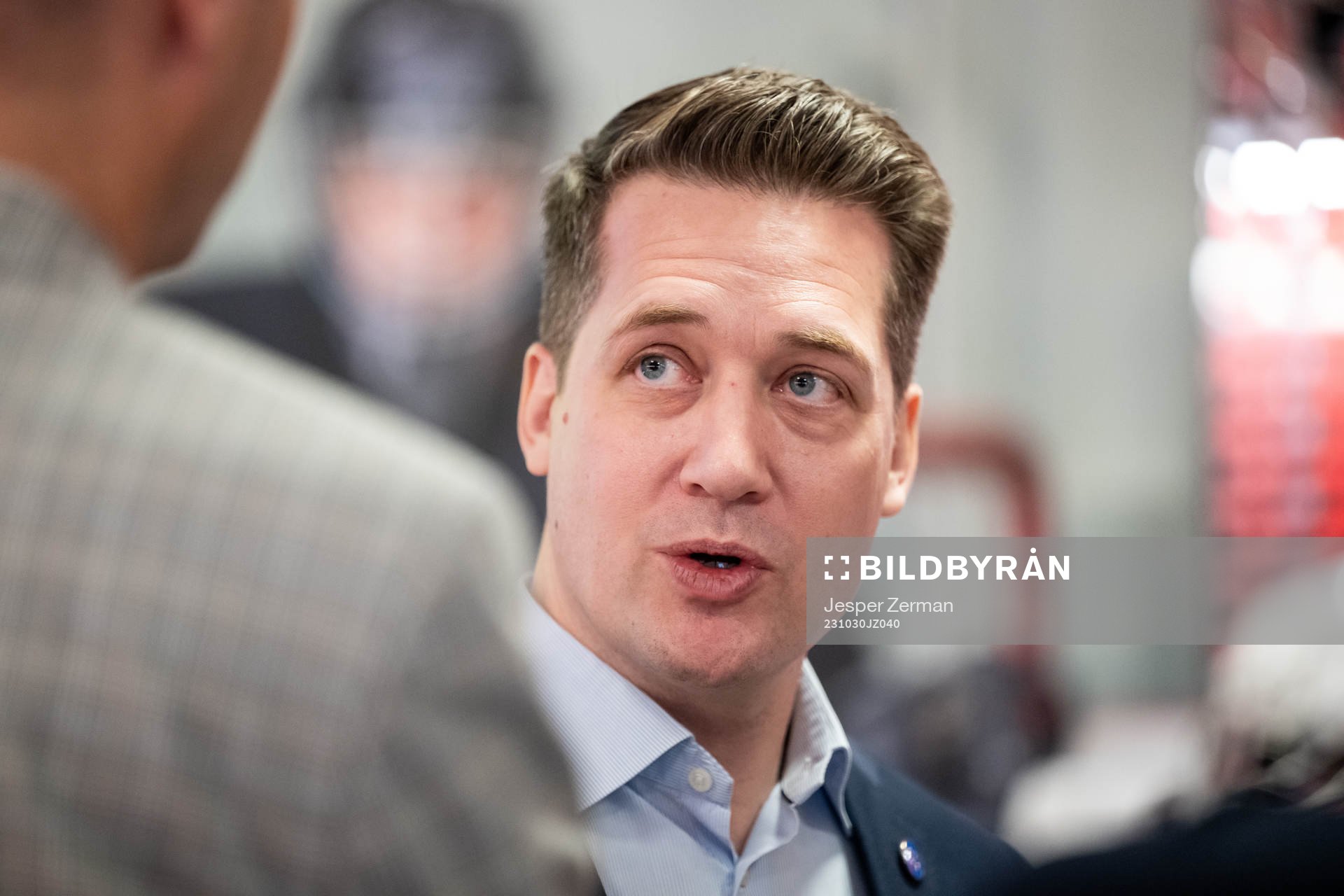 Tre Kronors förbundskapten Sam Hallam